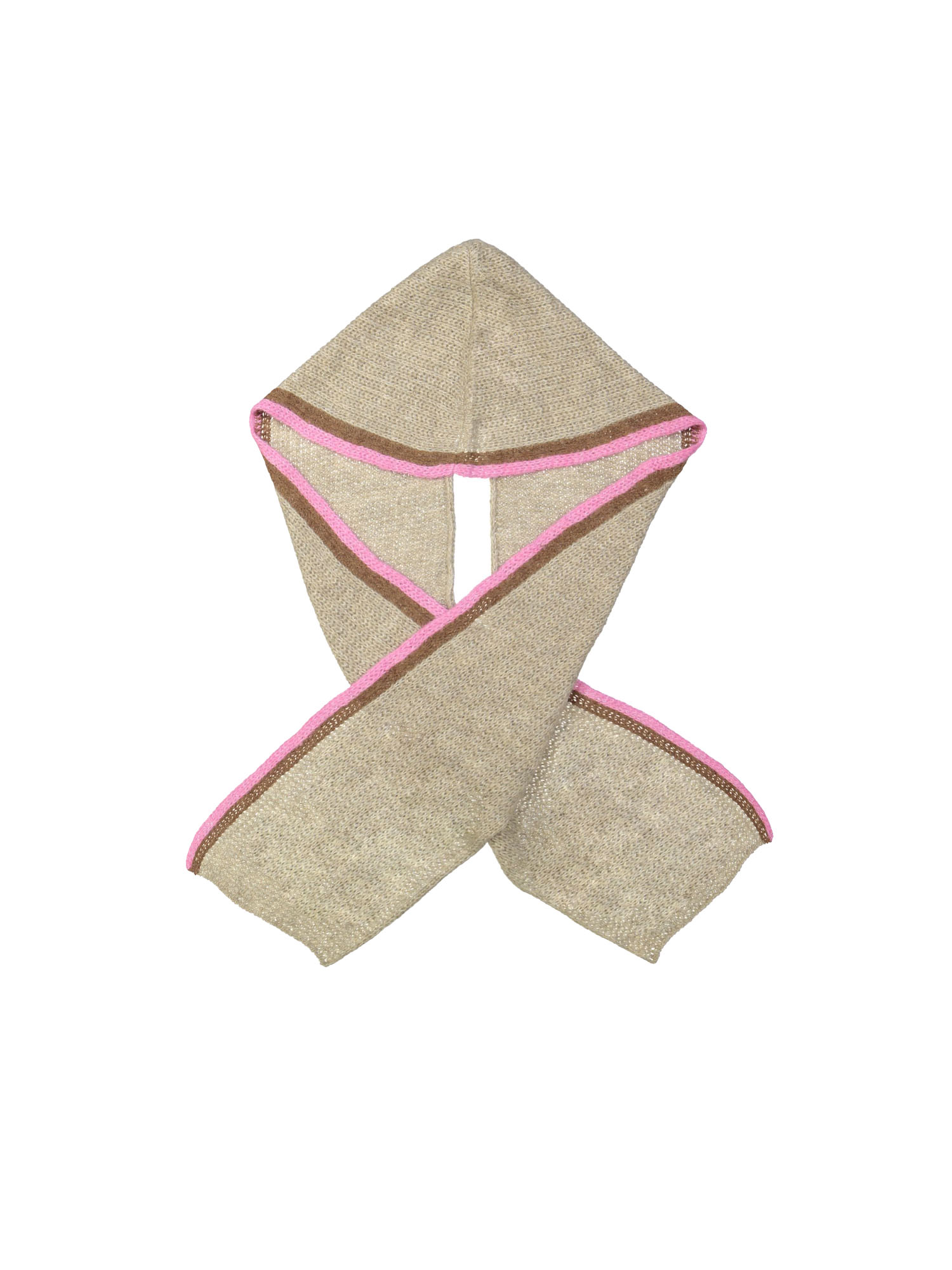 Scarf stripe beige