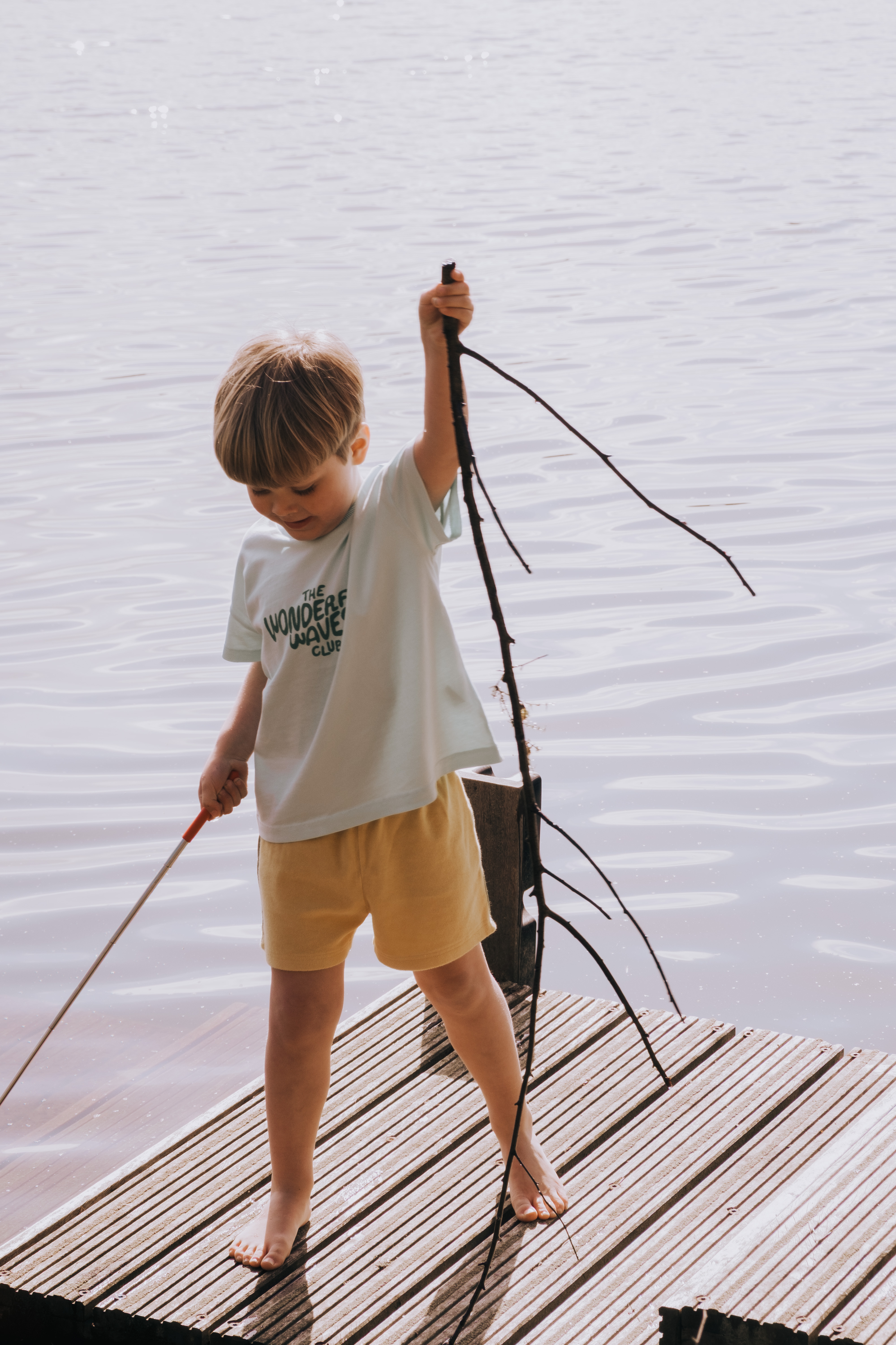 Short spons geel 12m