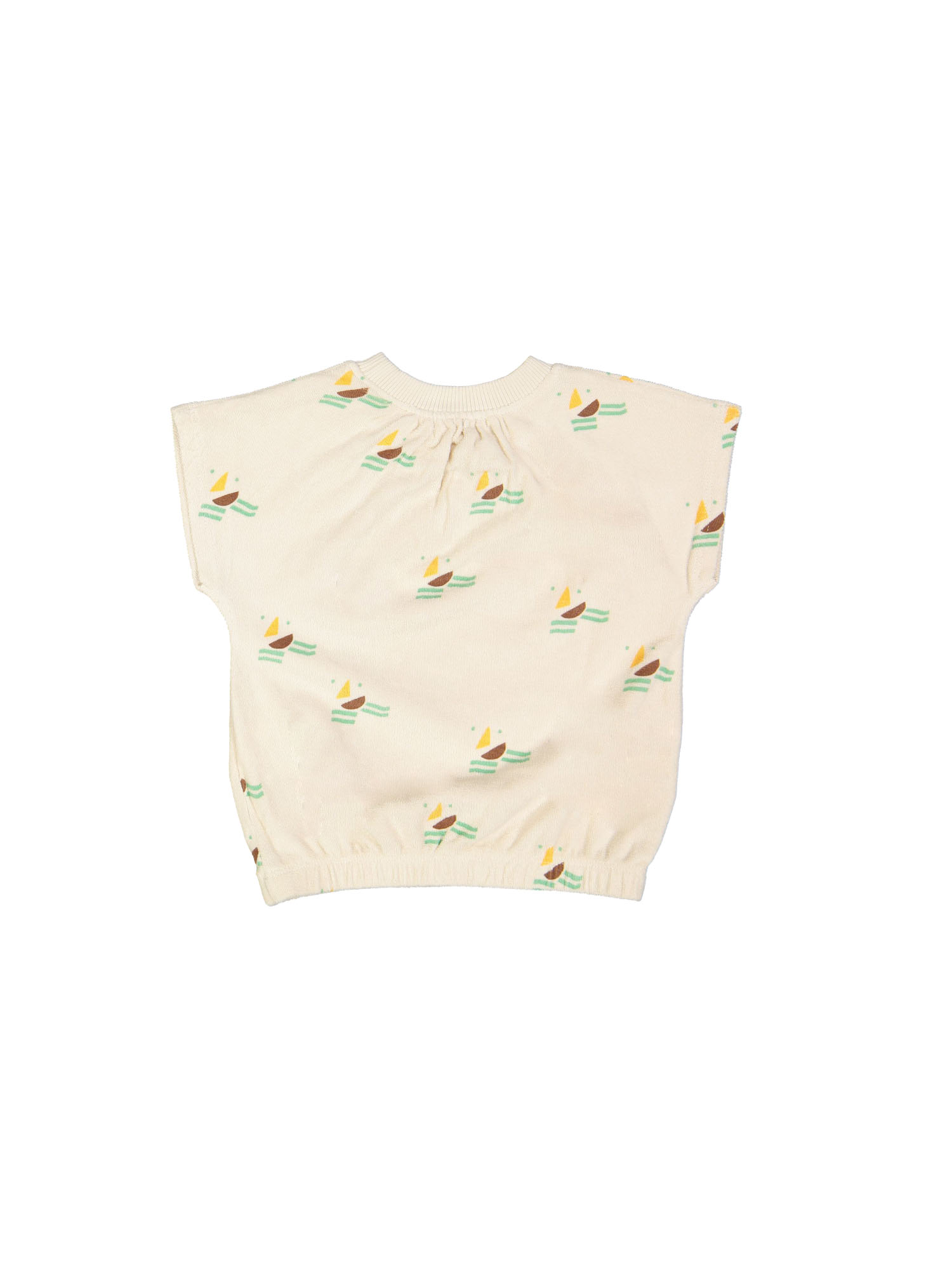 T-shirt sponge frown boats beige
