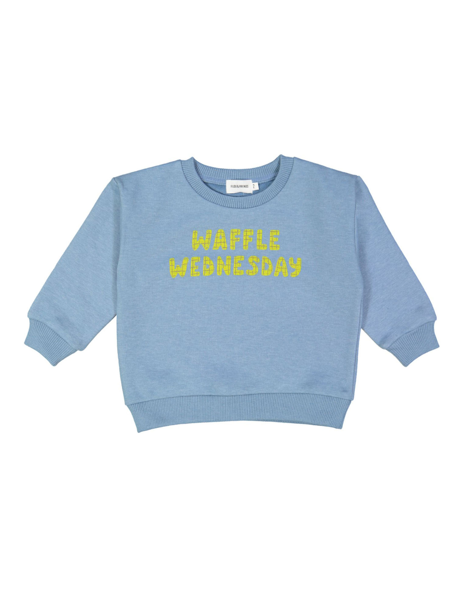 Sweater waffle light blue