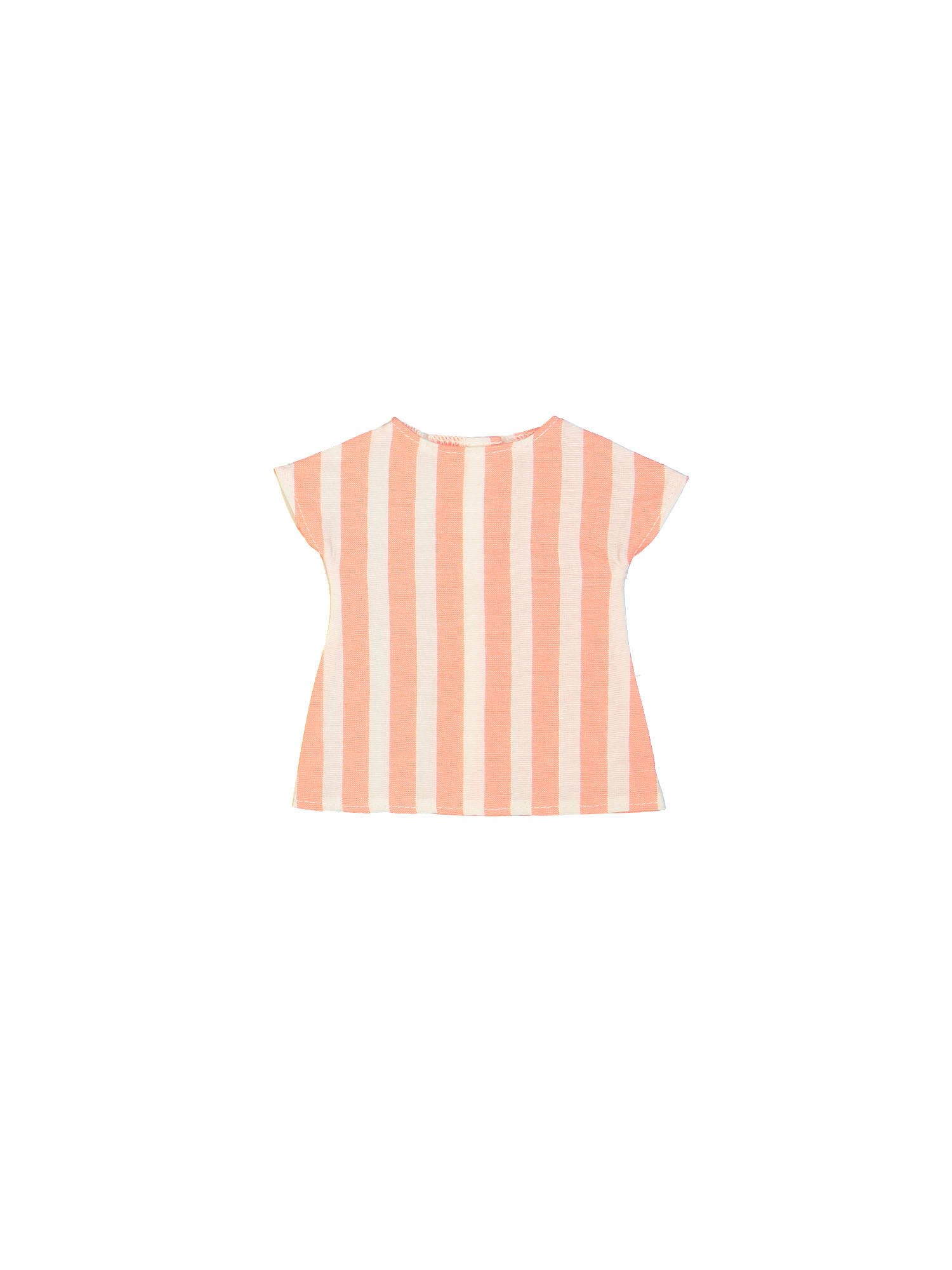 poppenkleed big stripe oranje