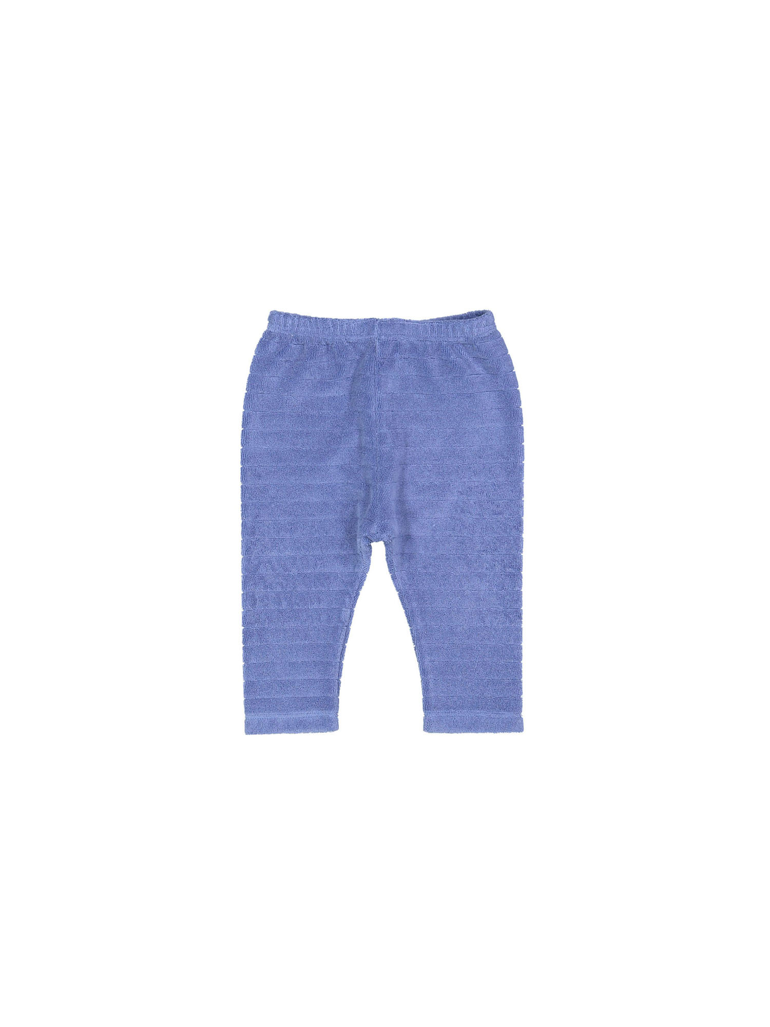 pants rib sponge blue