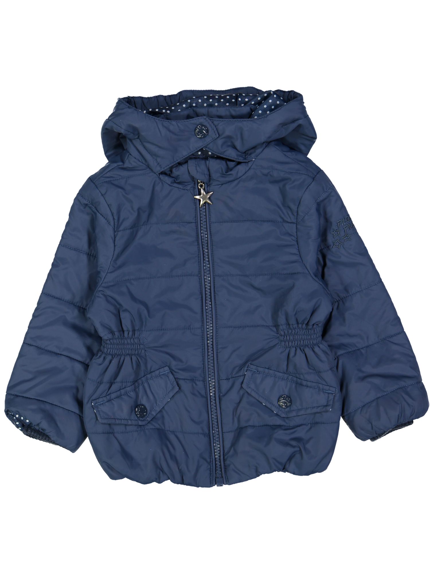 winterjas blauw dons 12m .