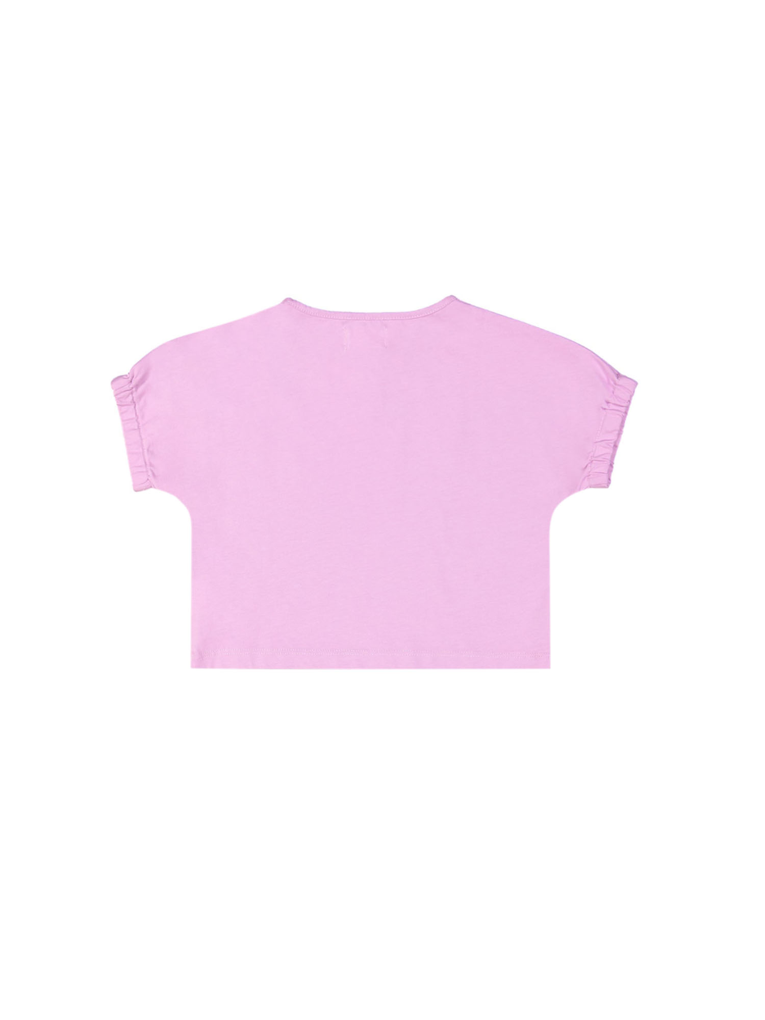 t-shirt hula hoop roze 02j