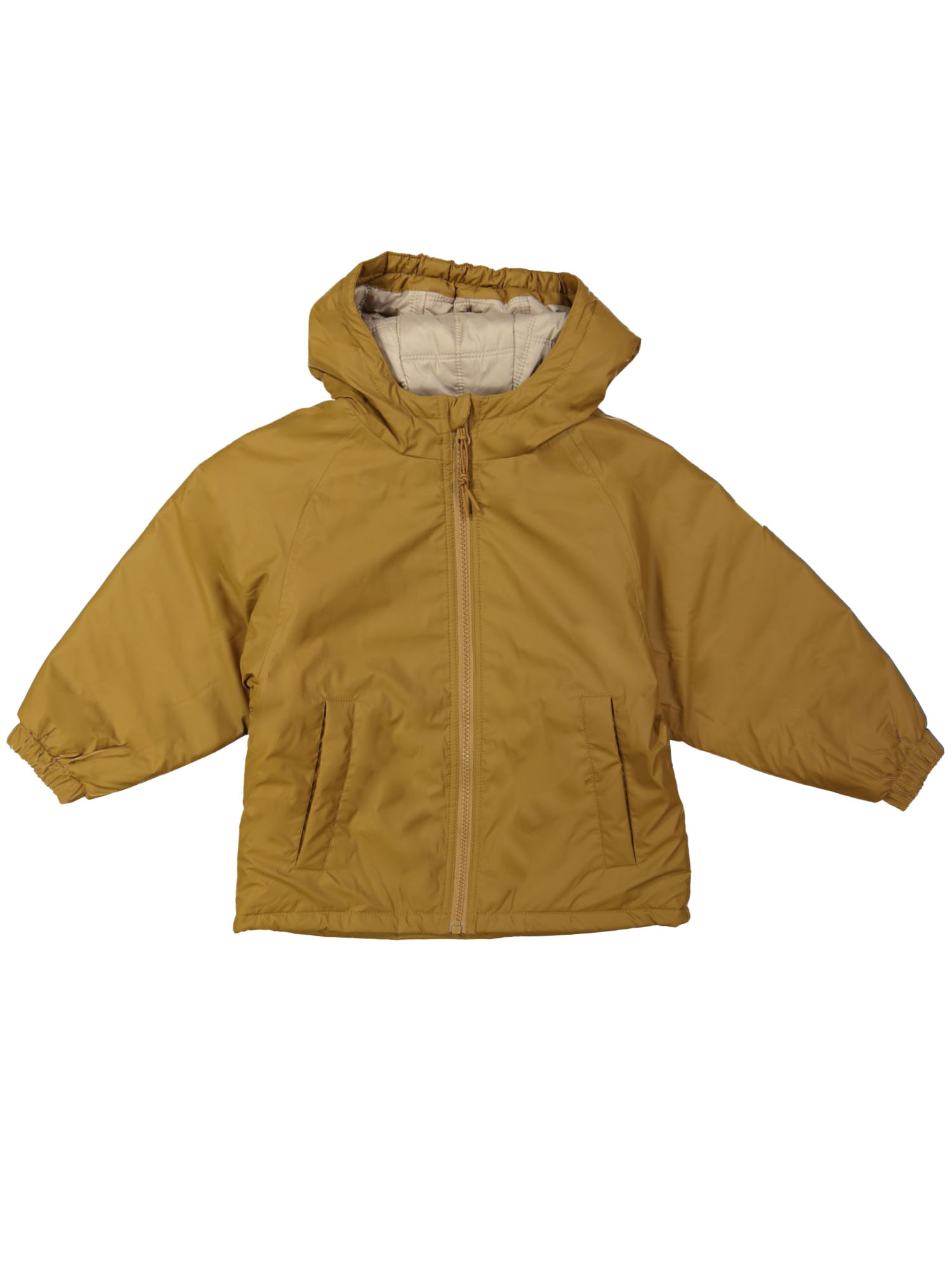 Winter coat mustard