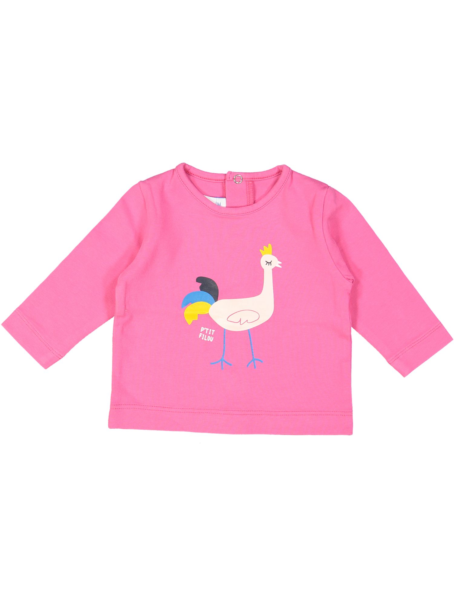 t-shirt roze bird 01m .