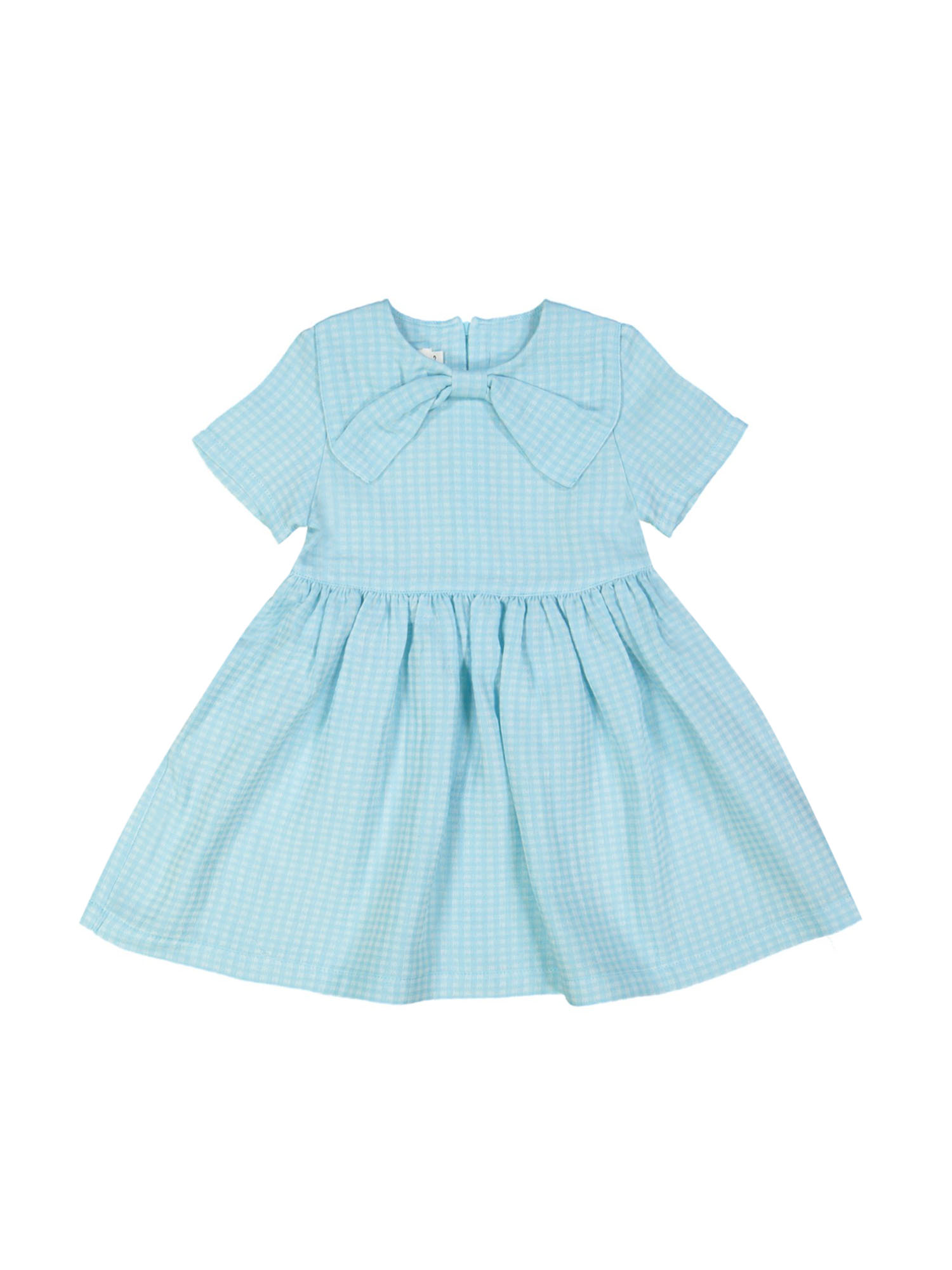 robe carreaux turquoise