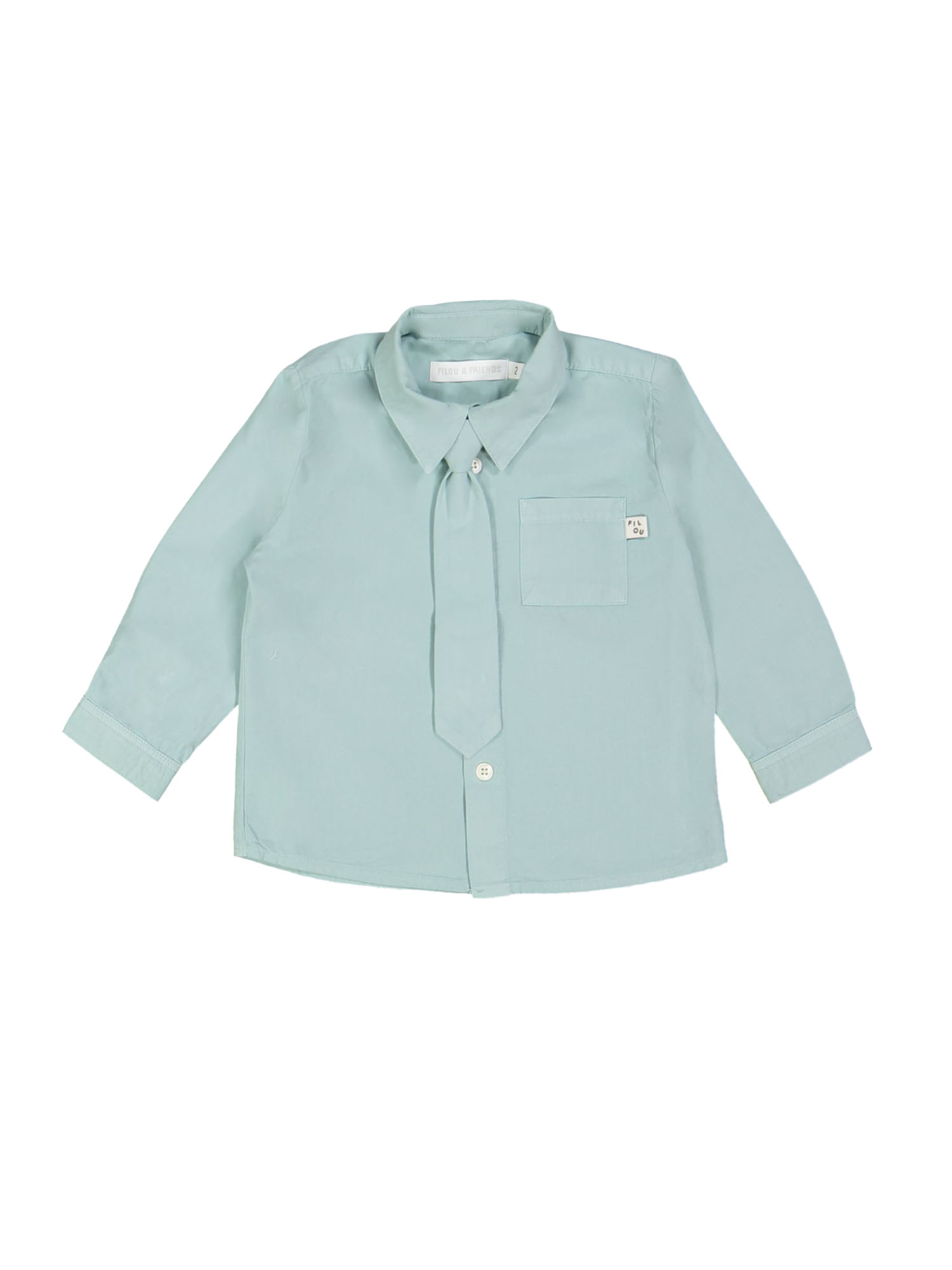 Chemise avec cravate glacier