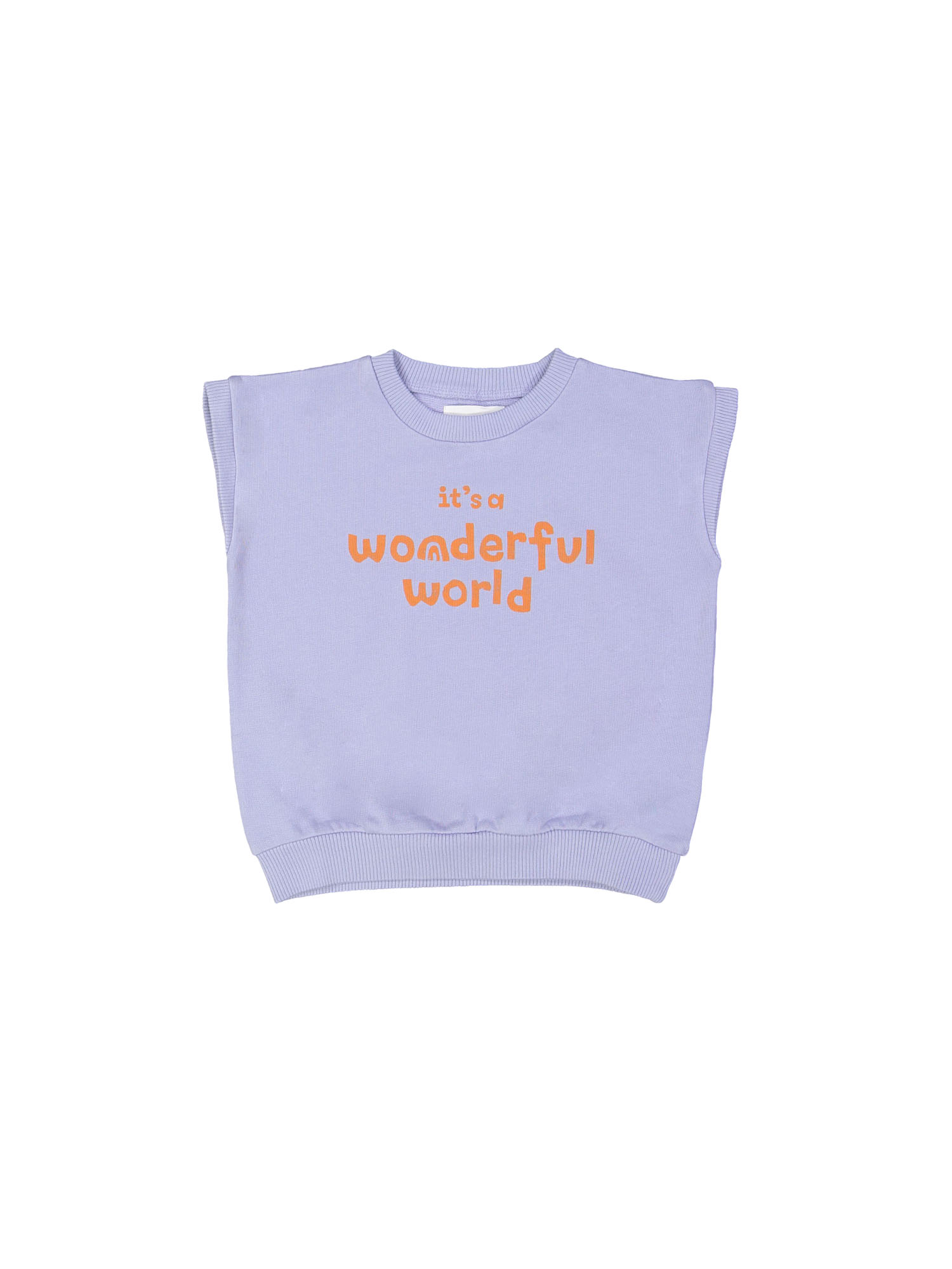 sweatshirt wonderful world lavender