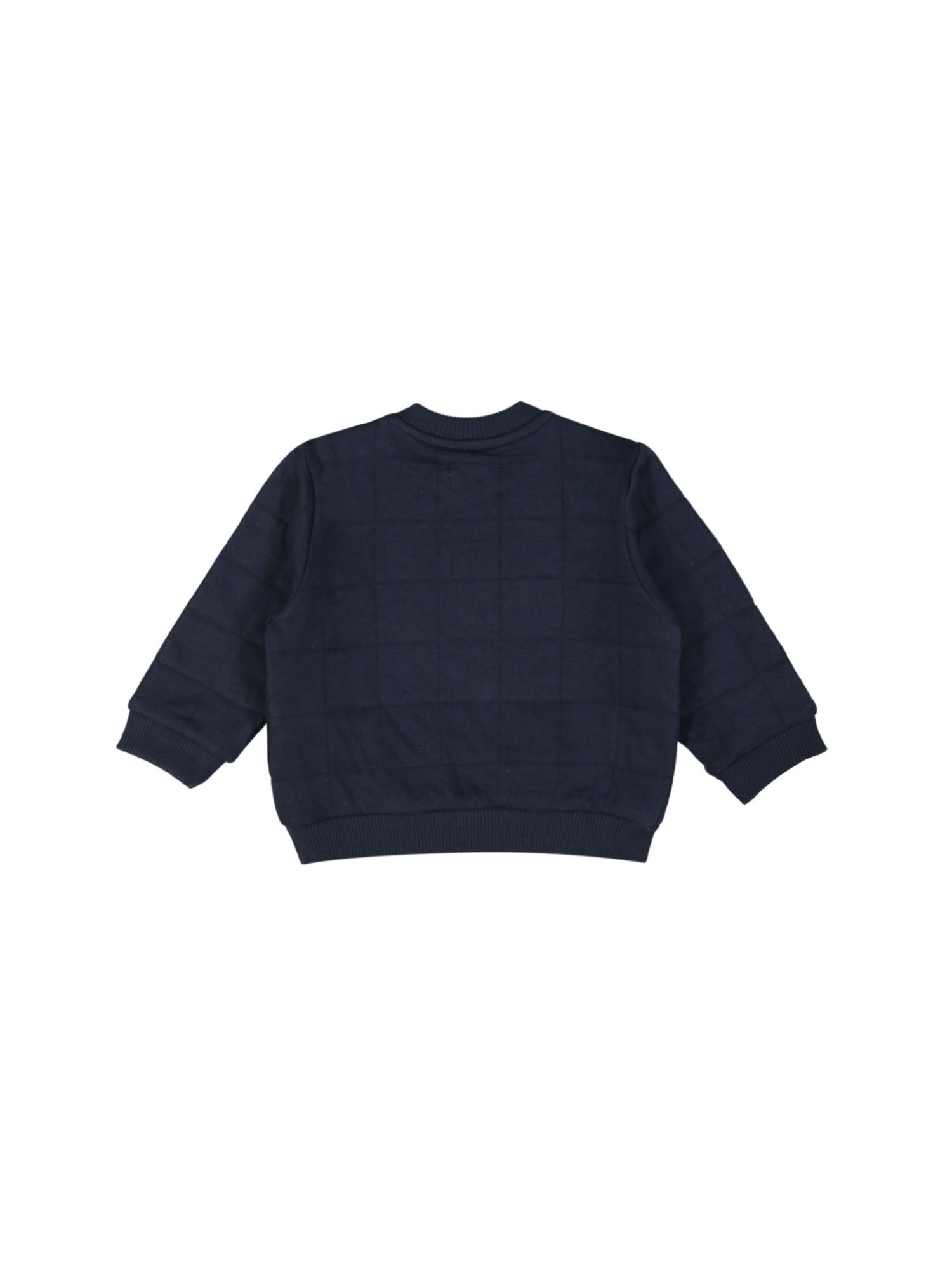 sweater mini matelassé donkerblauw 03m