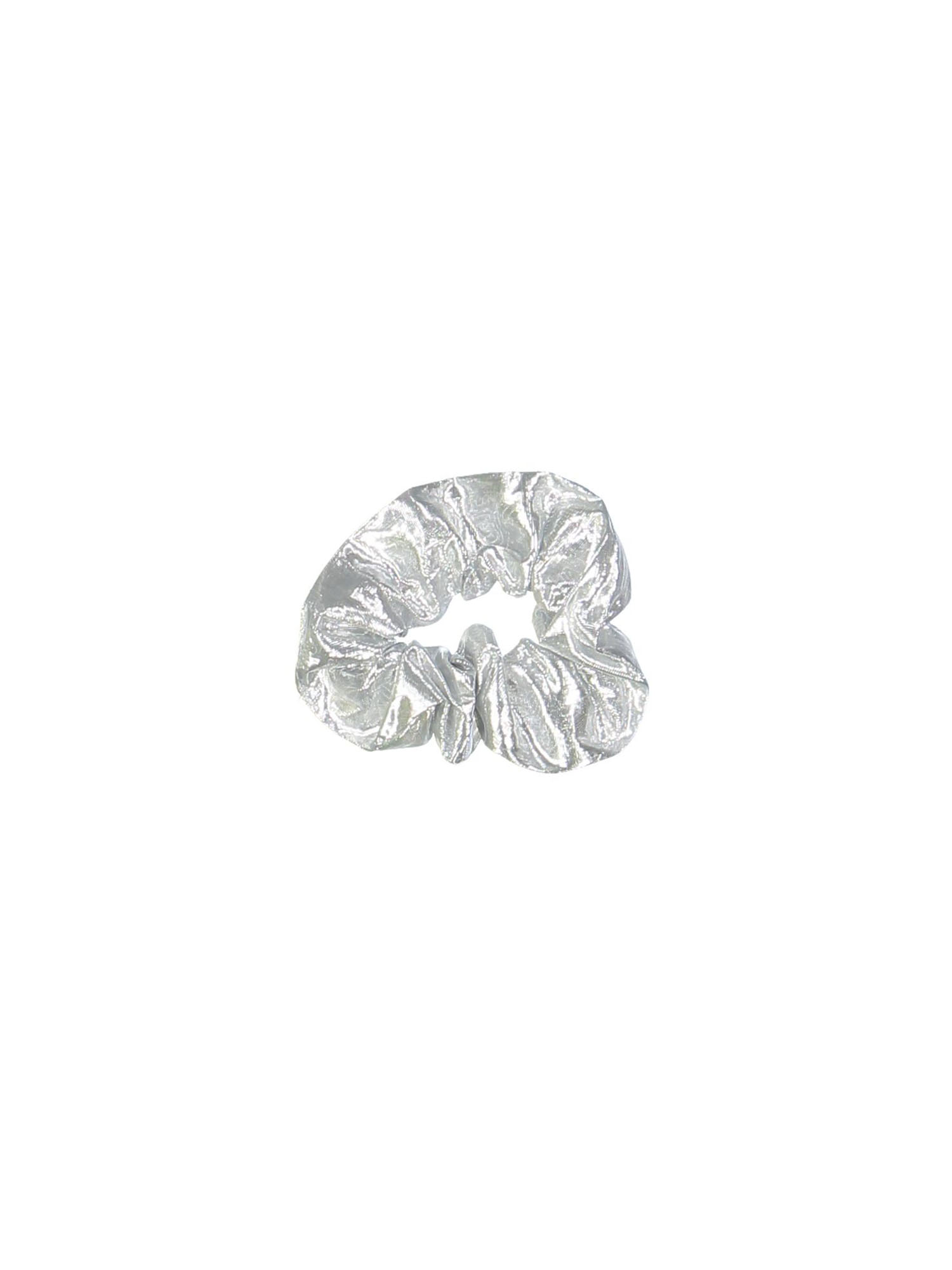 scrunchie silver