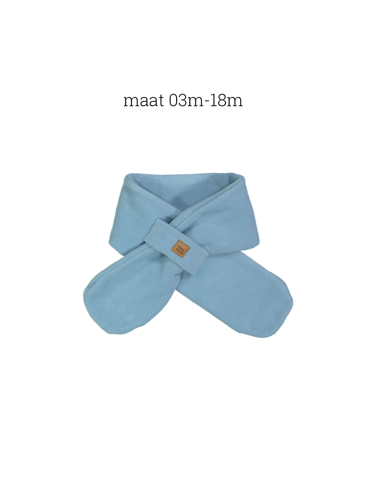 écharpe polar bleu