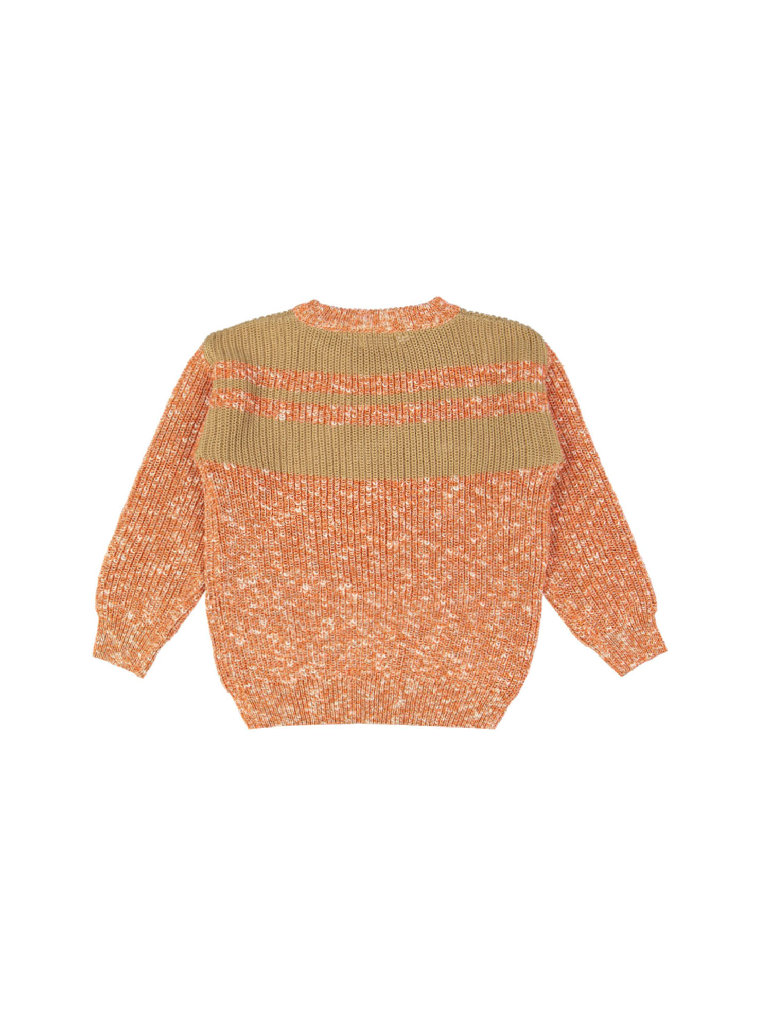 pull mélange orange