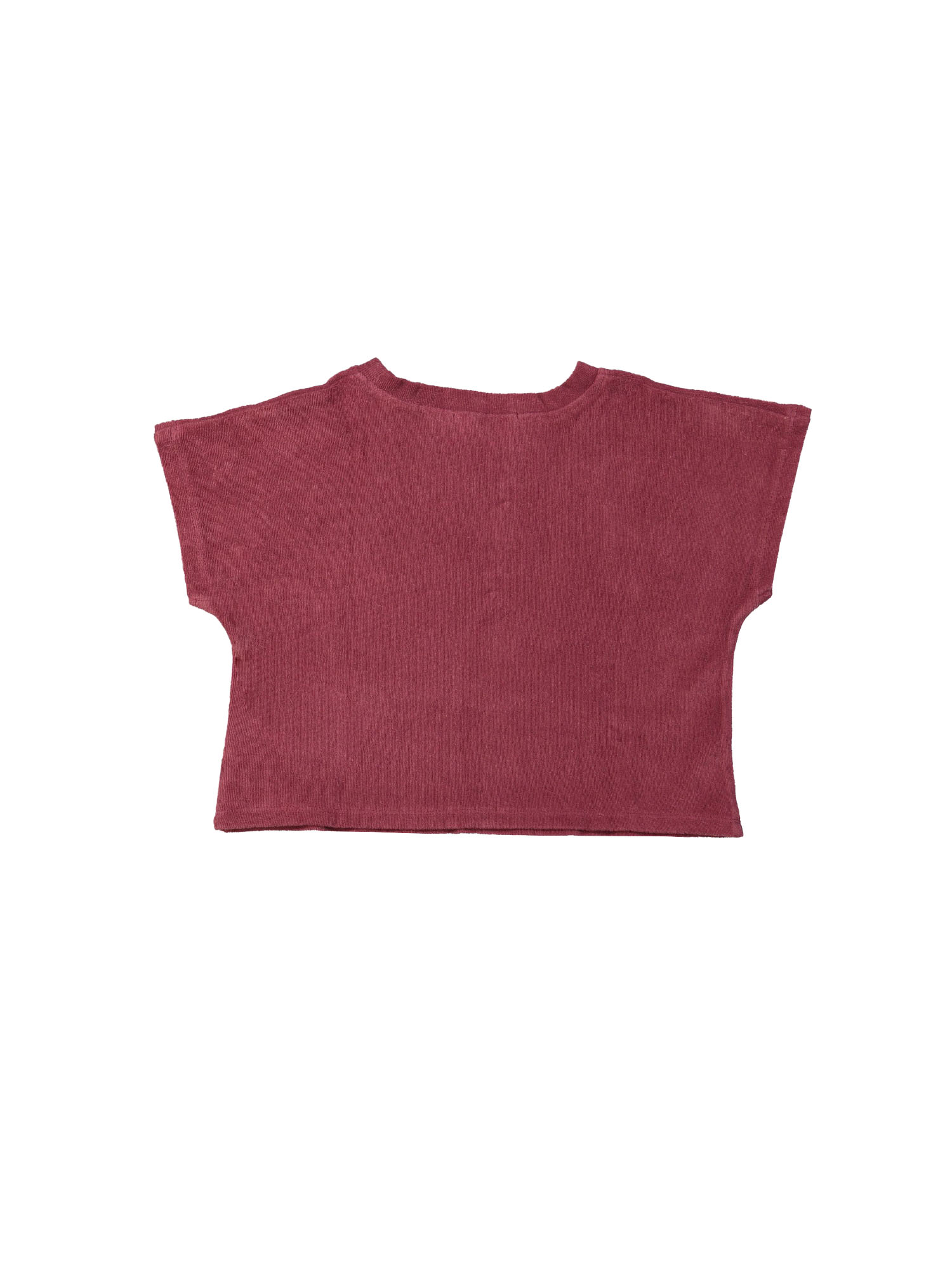 T-shirt éponge WW bordeaux