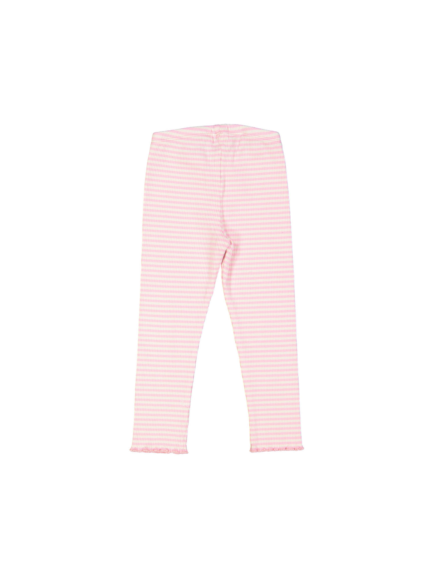 legging rib stripe bright pink