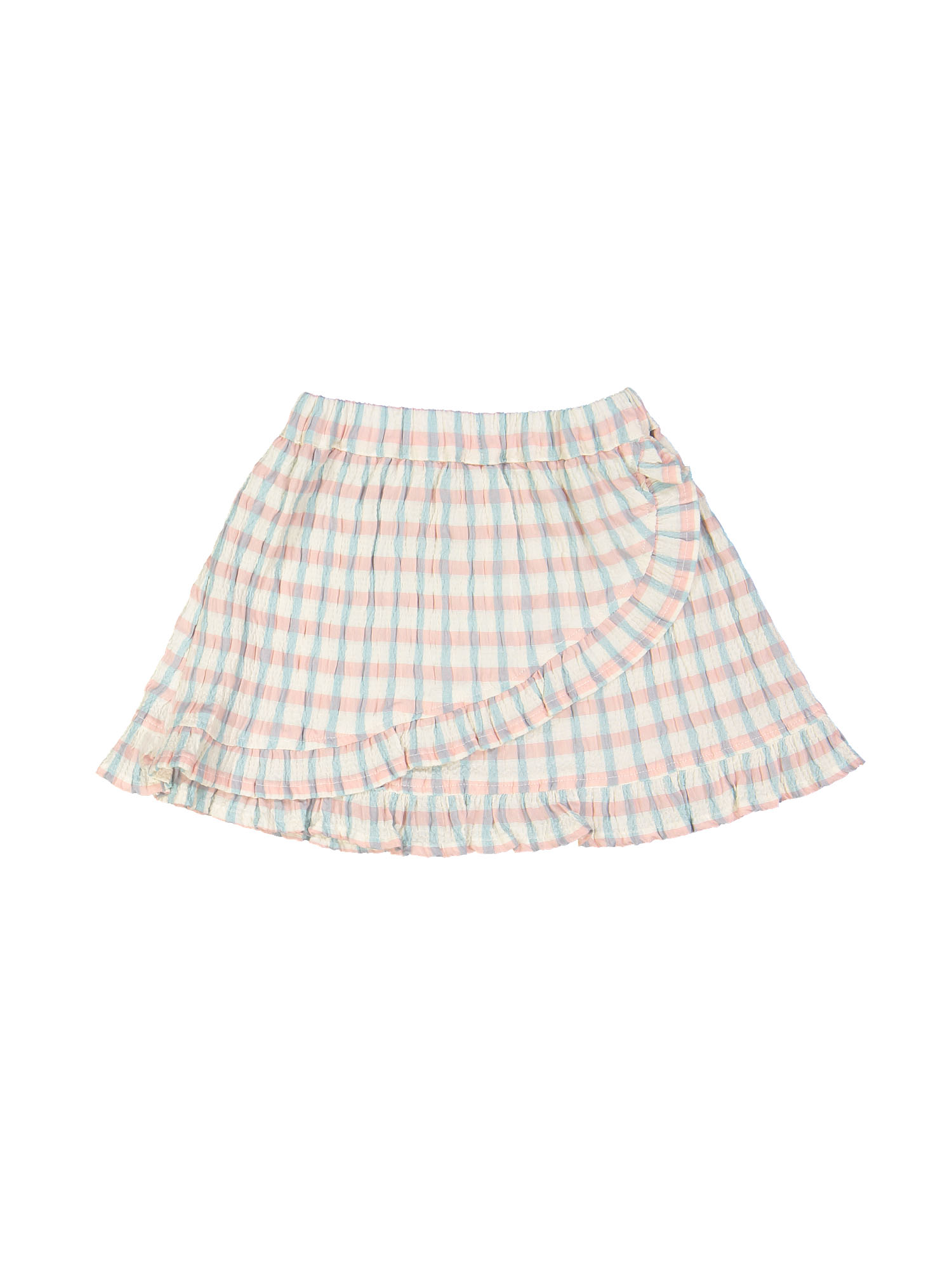 skirt pareo check pink