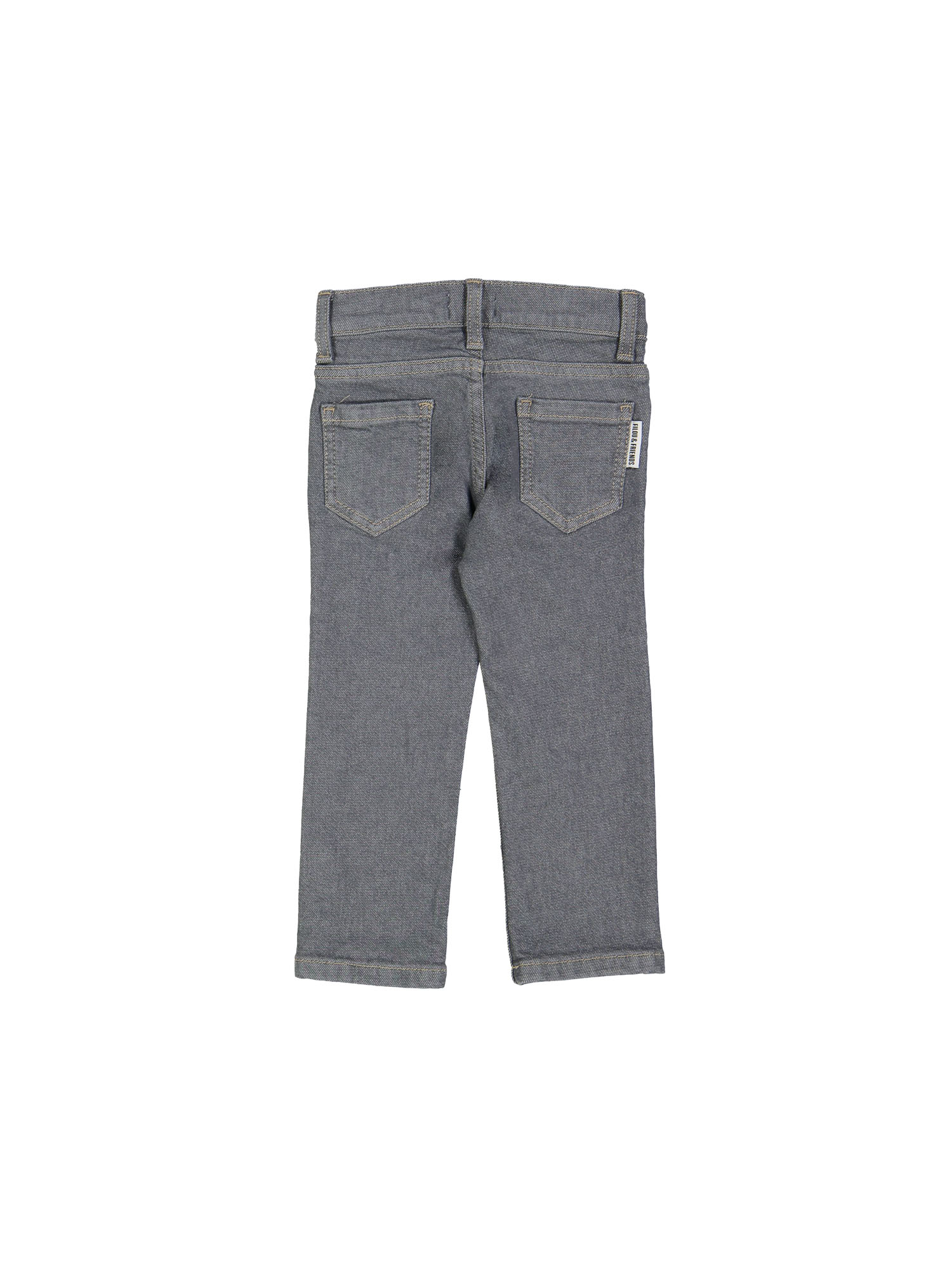 Jeans regular zipper light gray