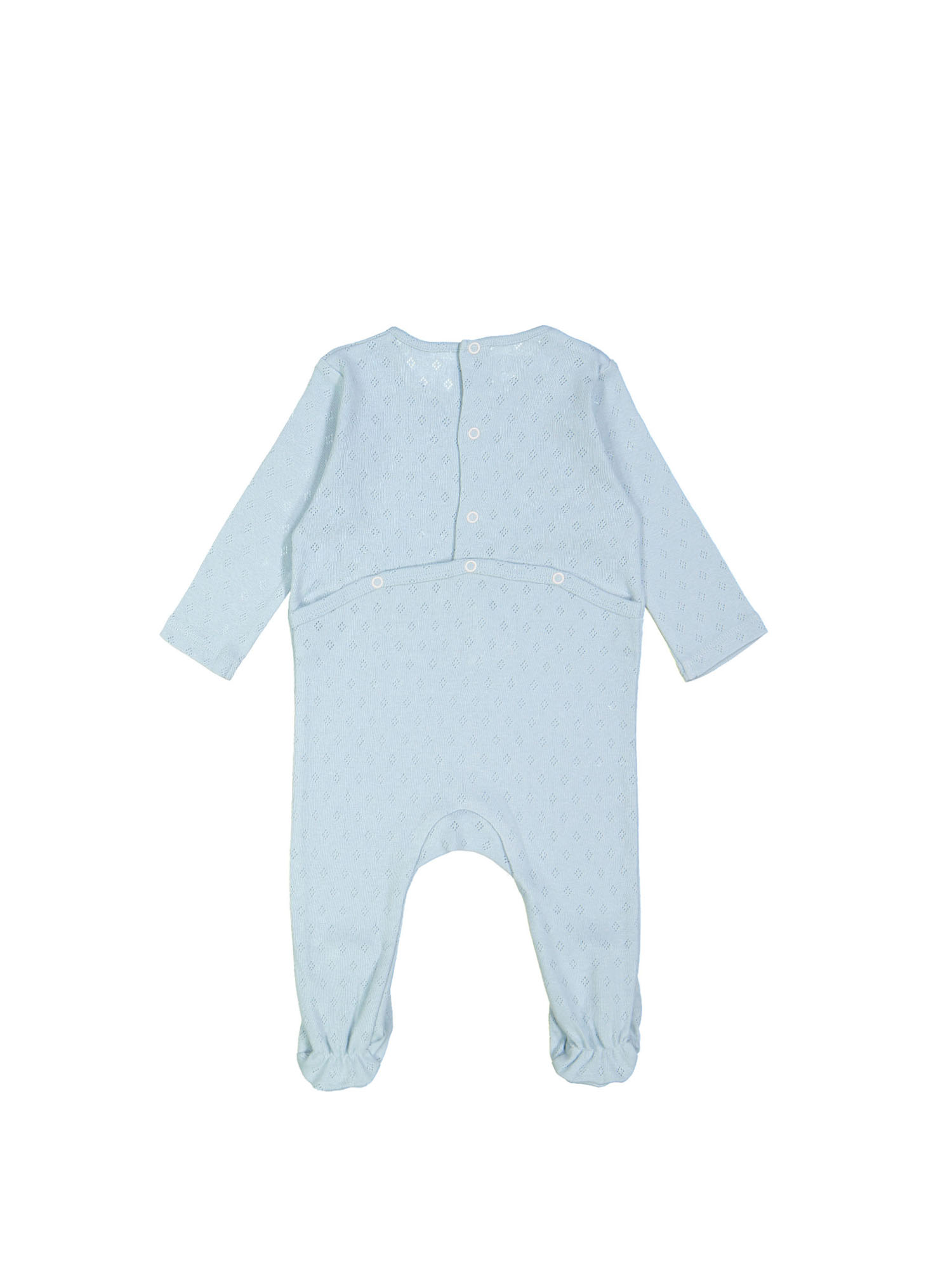 pyjama ajour blauw 09m