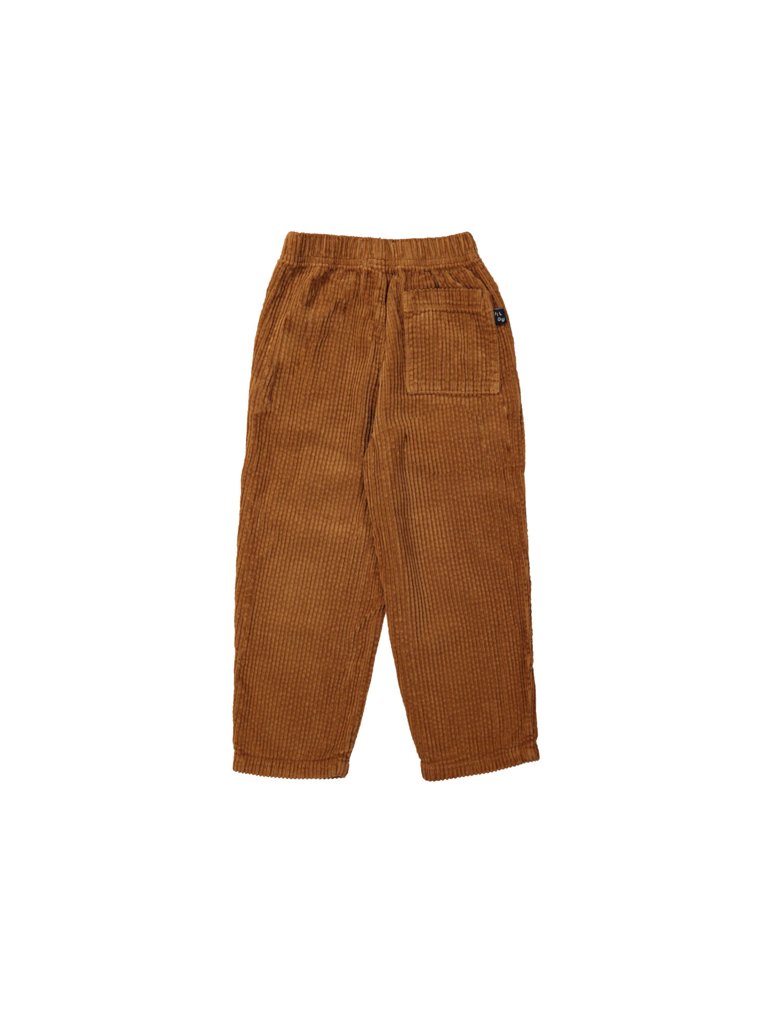 Comfy broek brede rib donkeroranje 12m