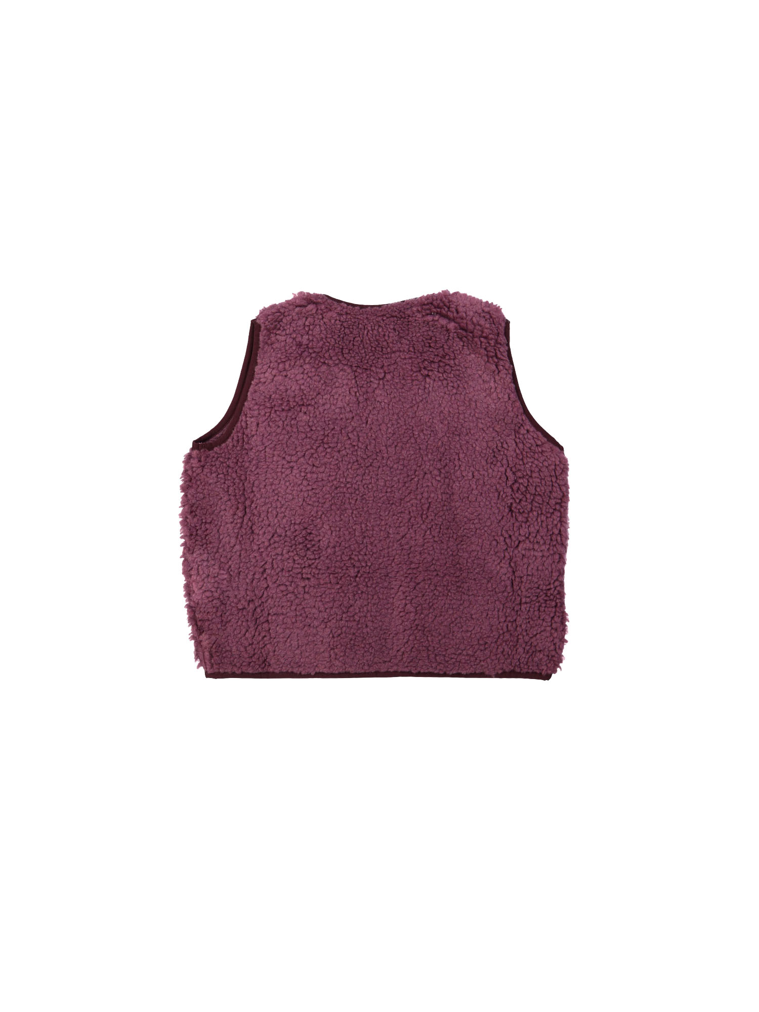 Bodywarmer teddy paars 12m-18m