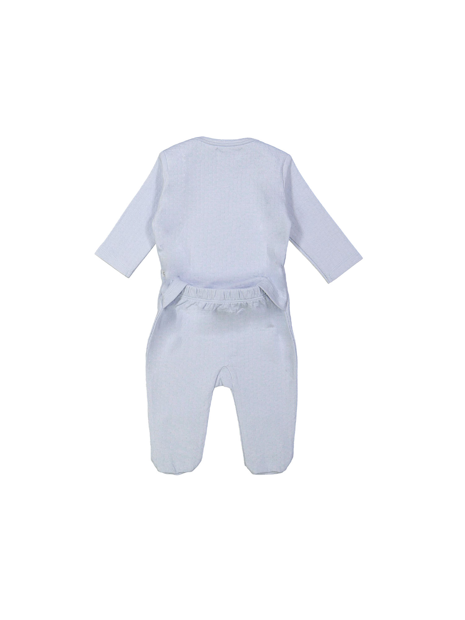 Pyjama ajour bleu clair