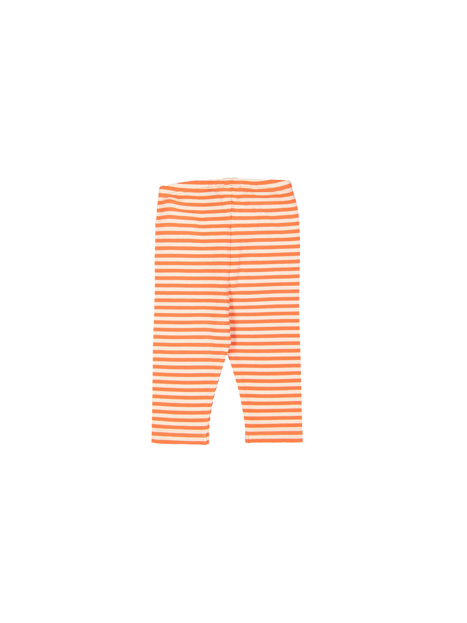 Legging mini rayure orange vif