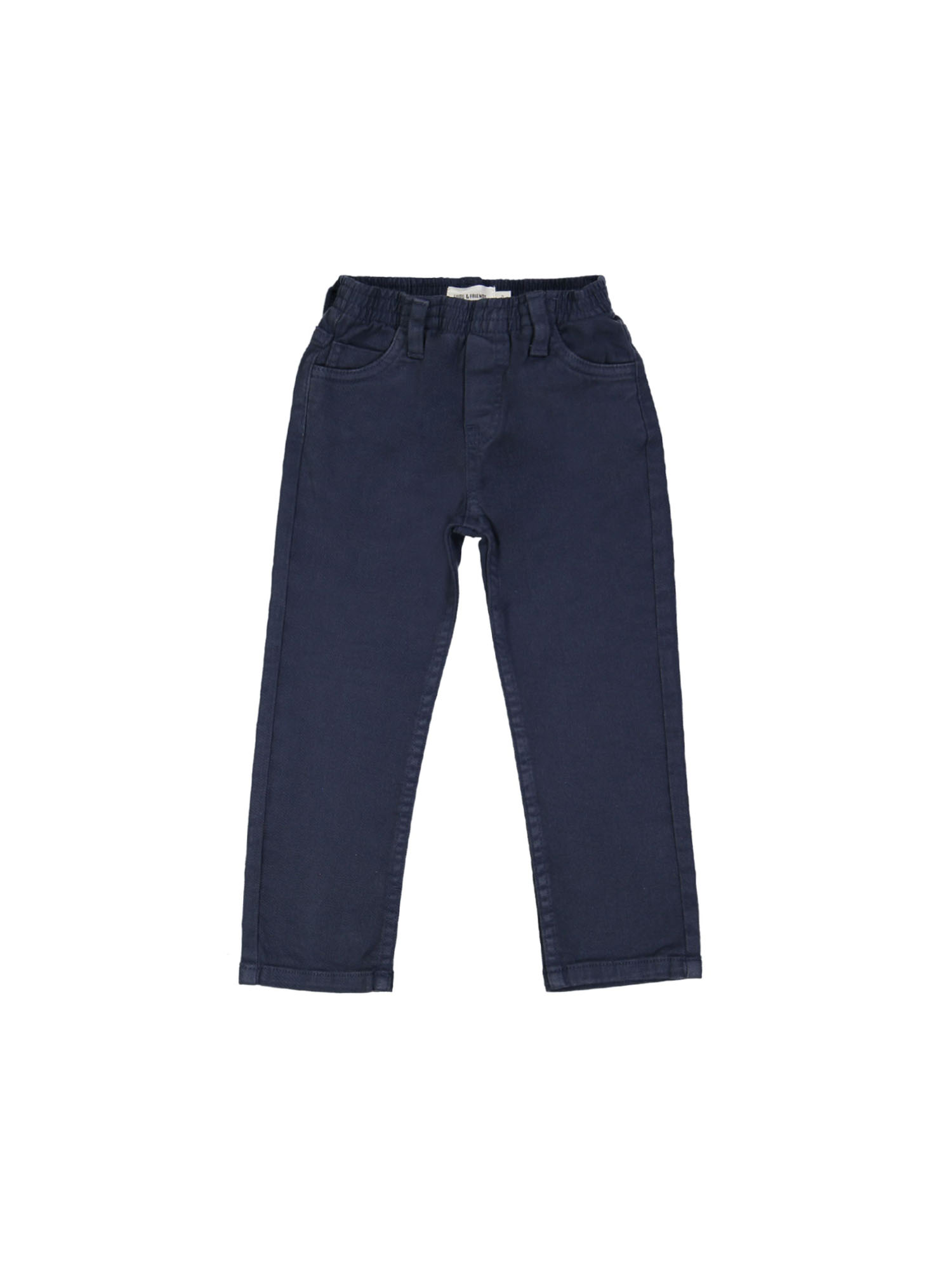 pantalon regular élastique blue foncé