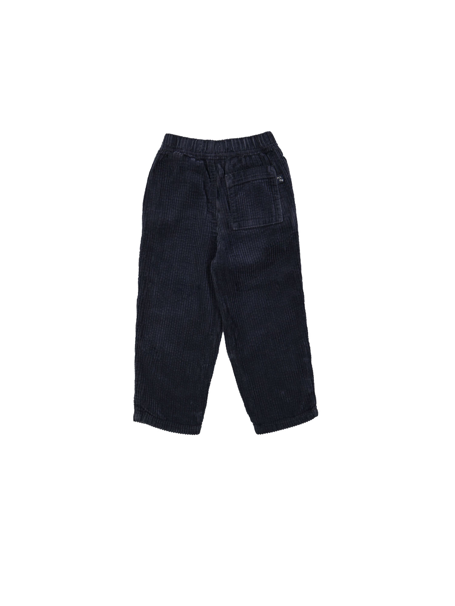 Comfy broek brede rib donkerblauw 12m