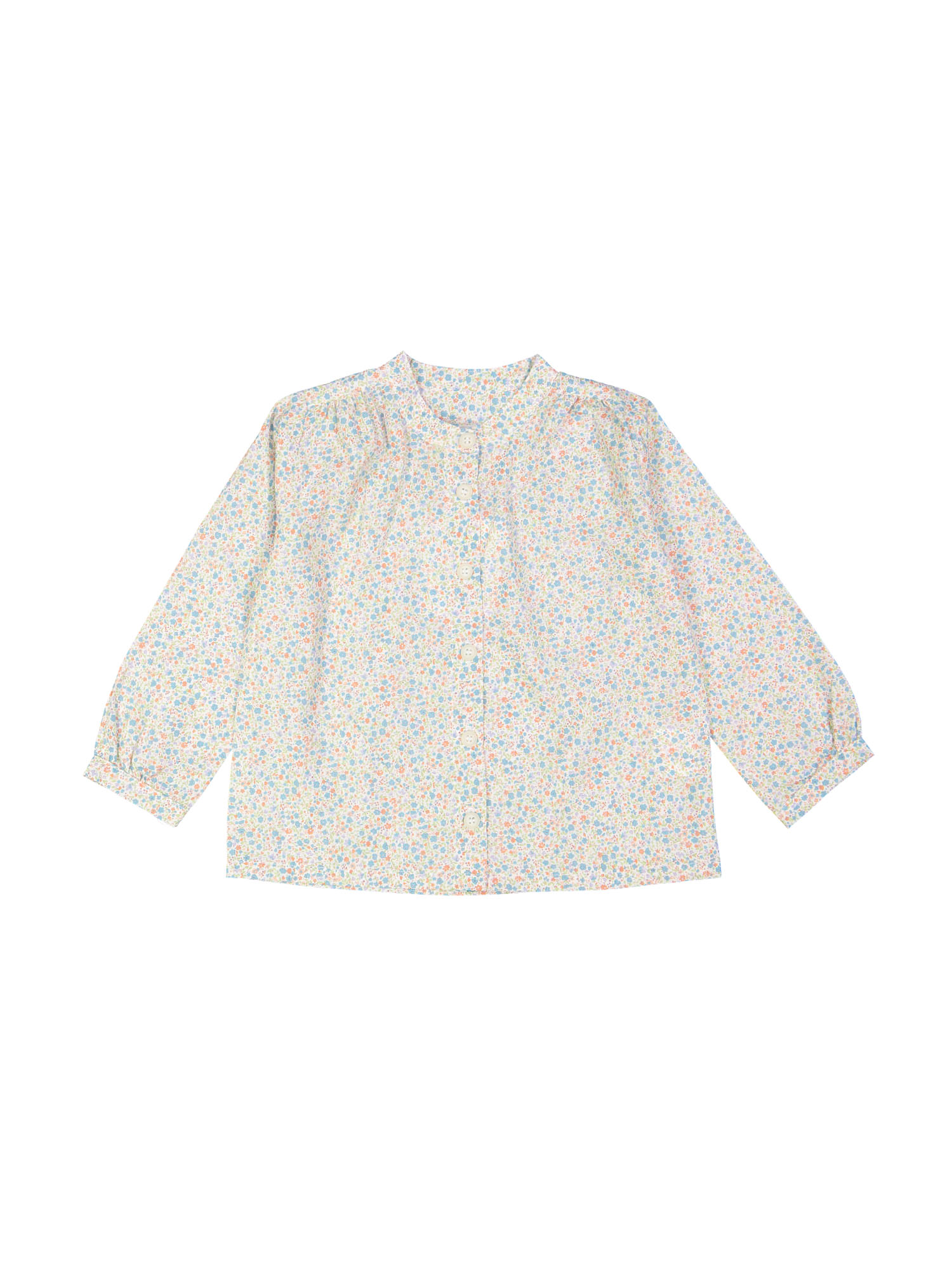 blouse petites fleurs multicolore