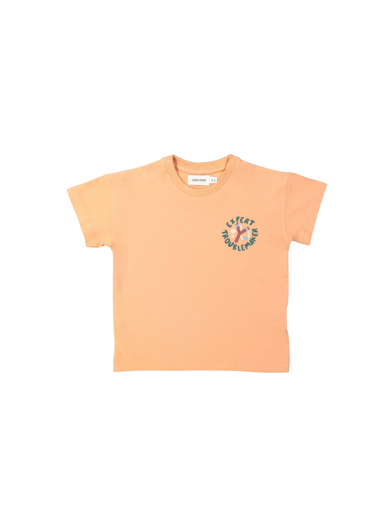 T-shirt expert oranje 12m