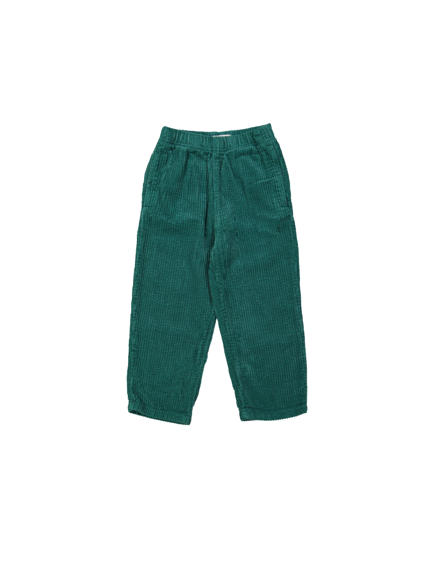 Comfy broek brede rib donkergroen 12m