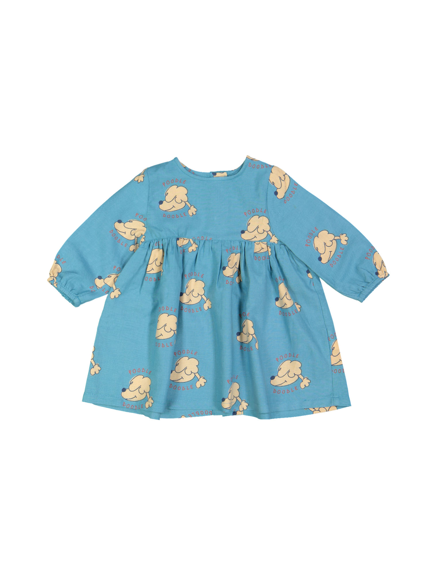 jurk mini poodle doodle blauw 06m