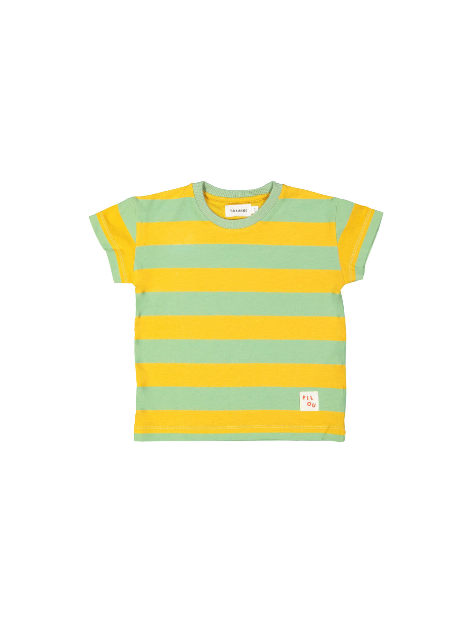 T-shirt streep groen 18m