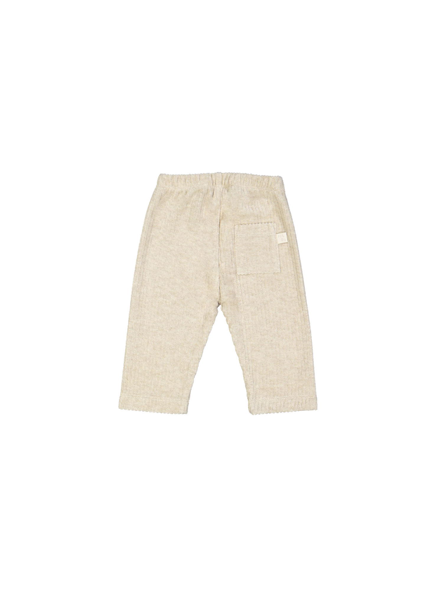 Trousers comfy mini ribbed ecru