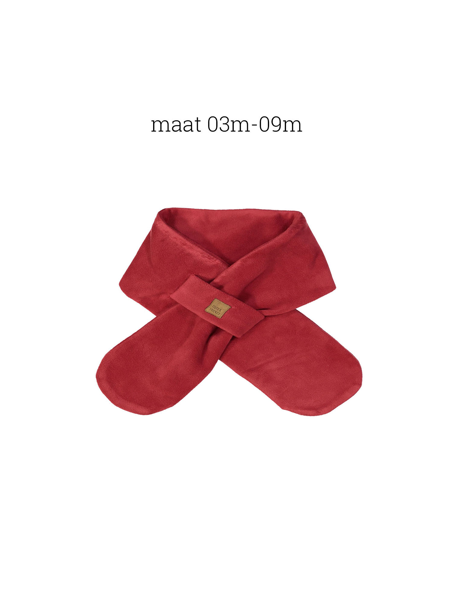 sjaal polar bordeaux 03m-09m