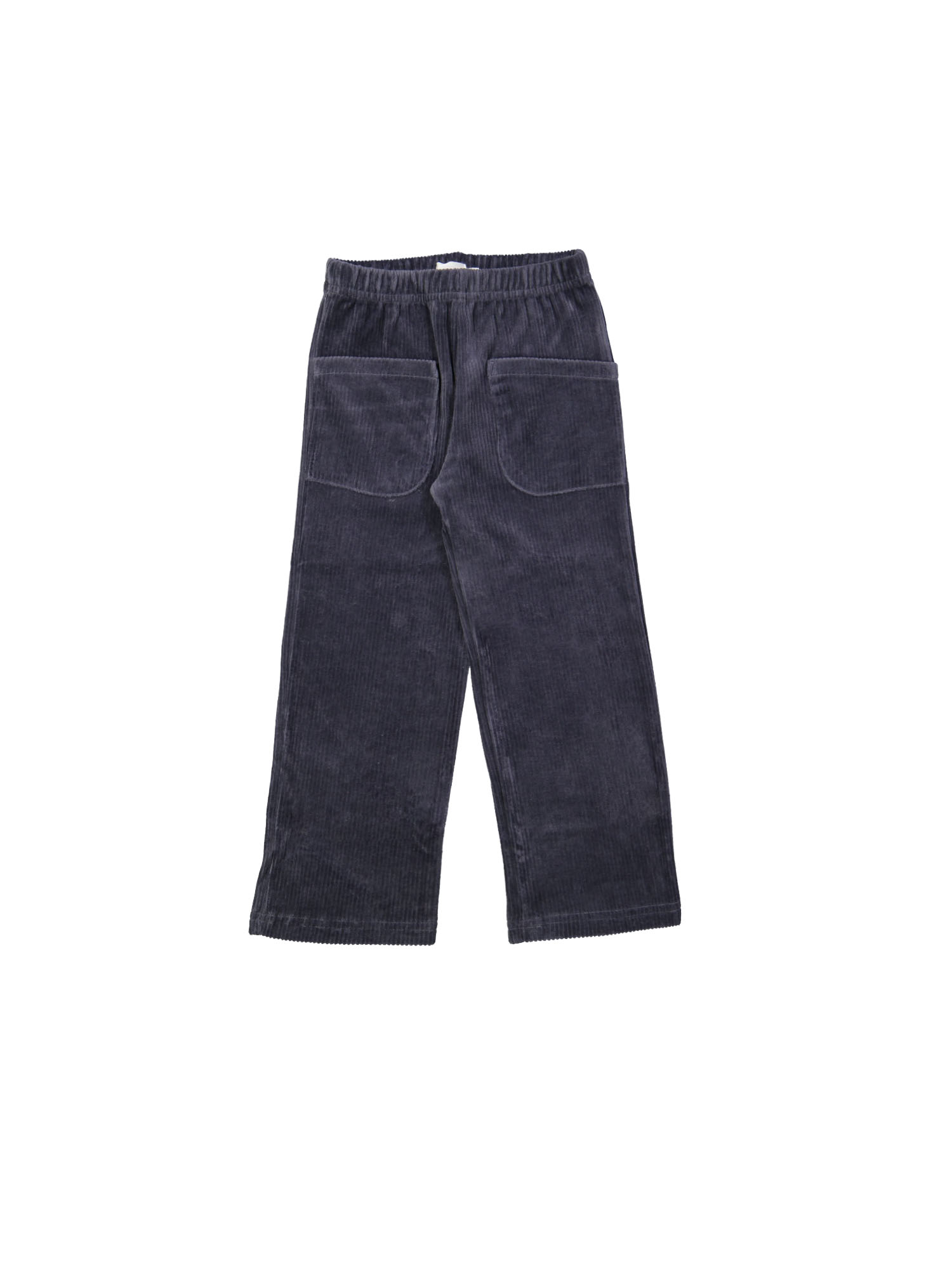 Confortable Pantalon côtes éponge marine