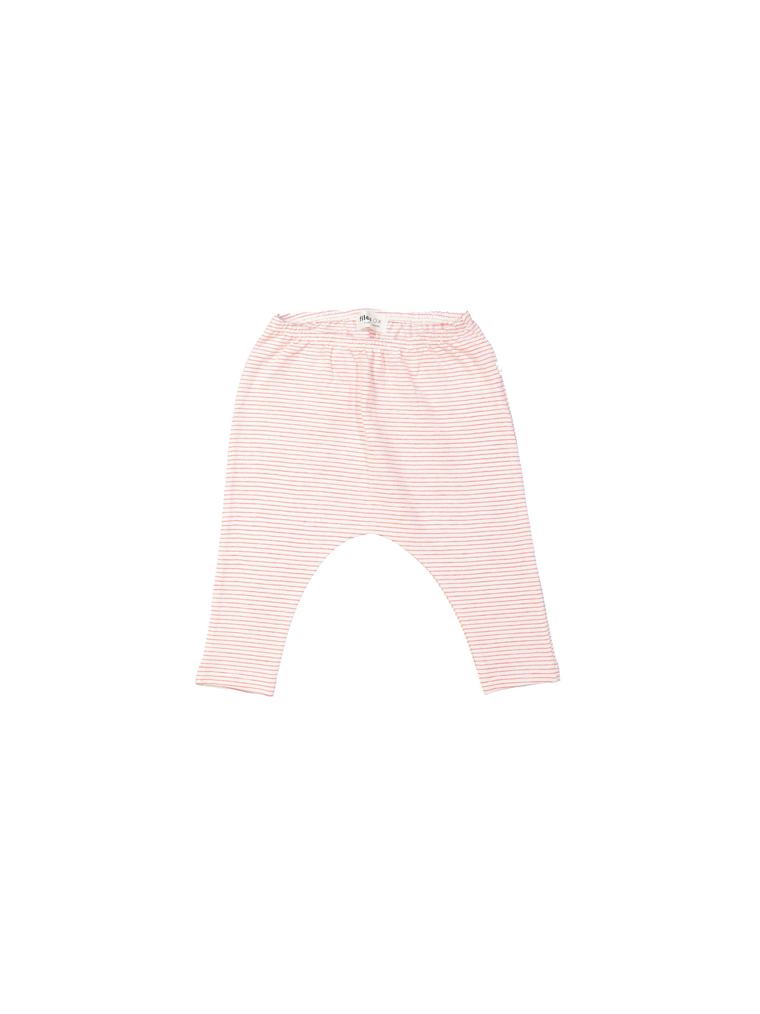 Broek streep rood 06m-09m