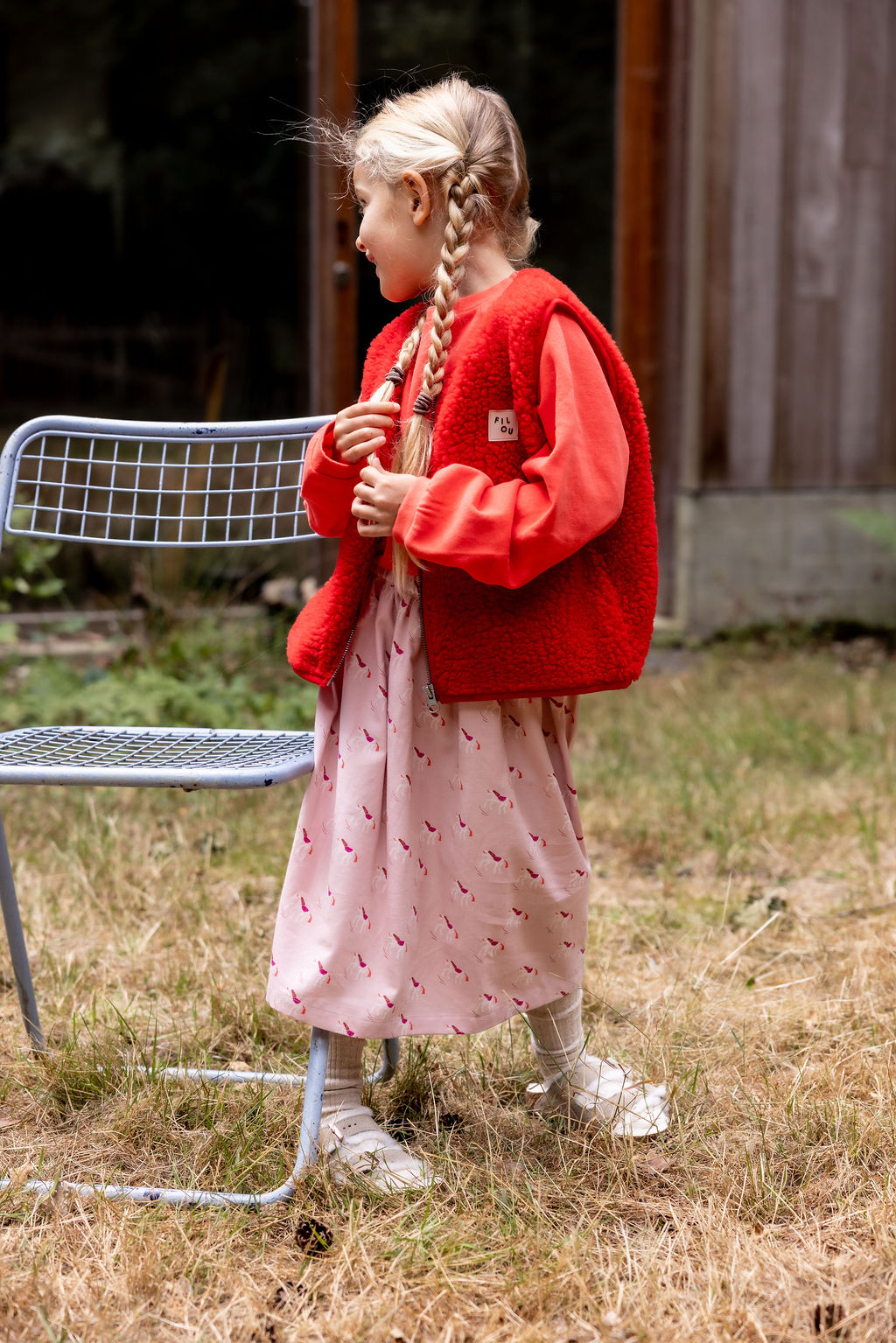 Sweater licorne rouge