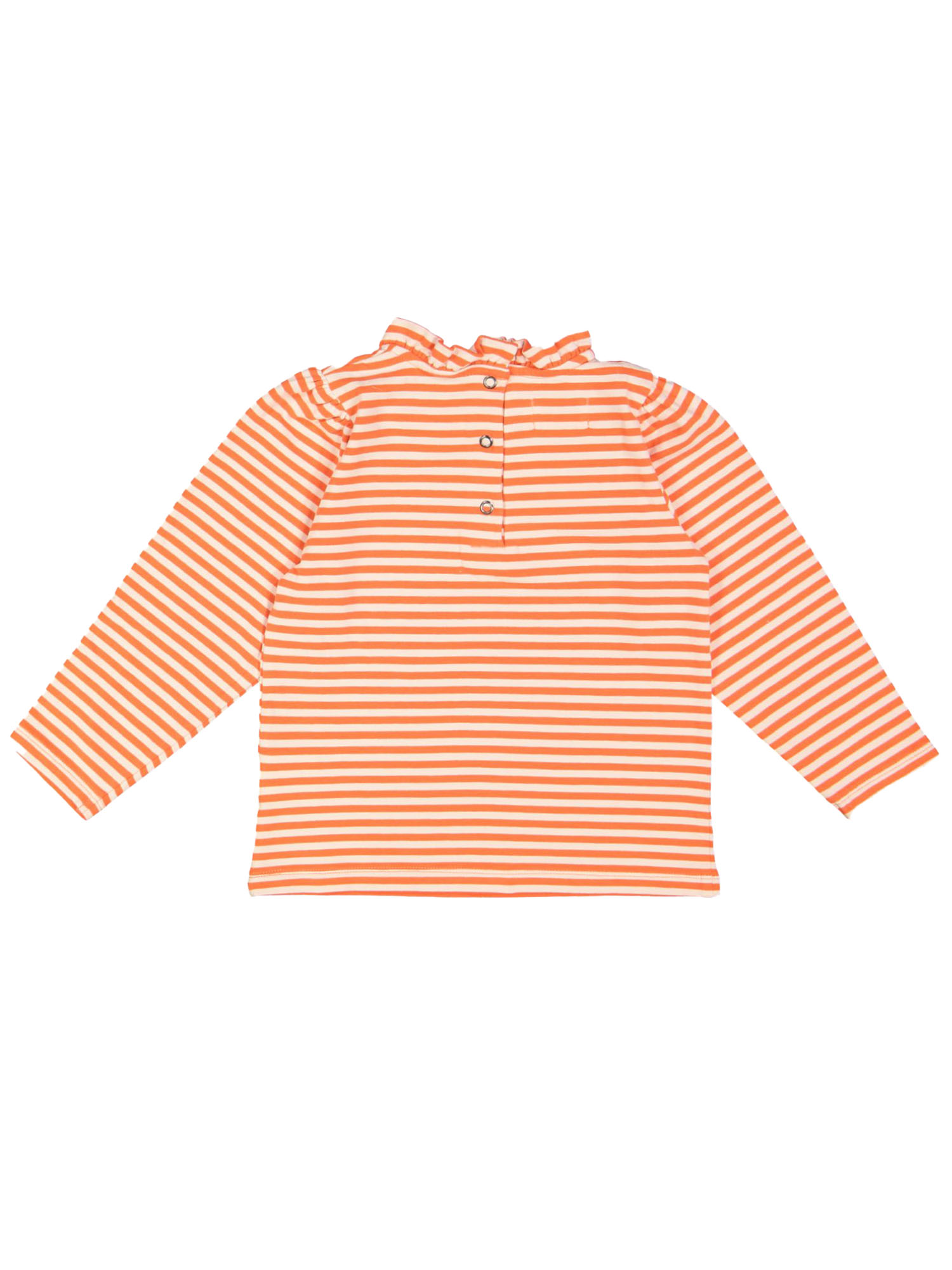 T-shirt frul streep feloranje 02j