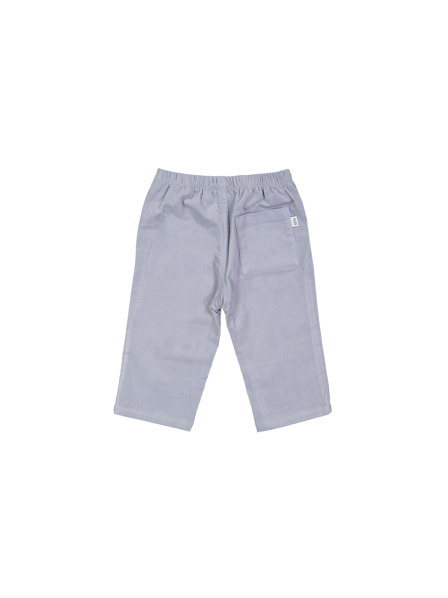 pantalon comfor stretch velours gris bleu