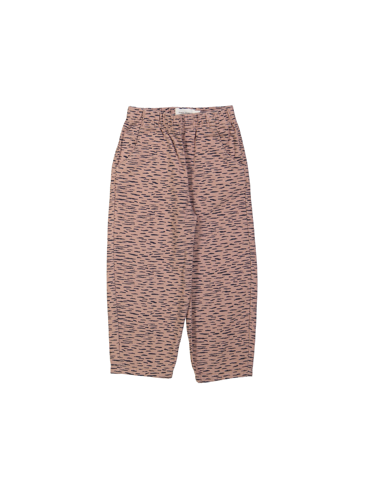 Pantalon zèbre vieux rose