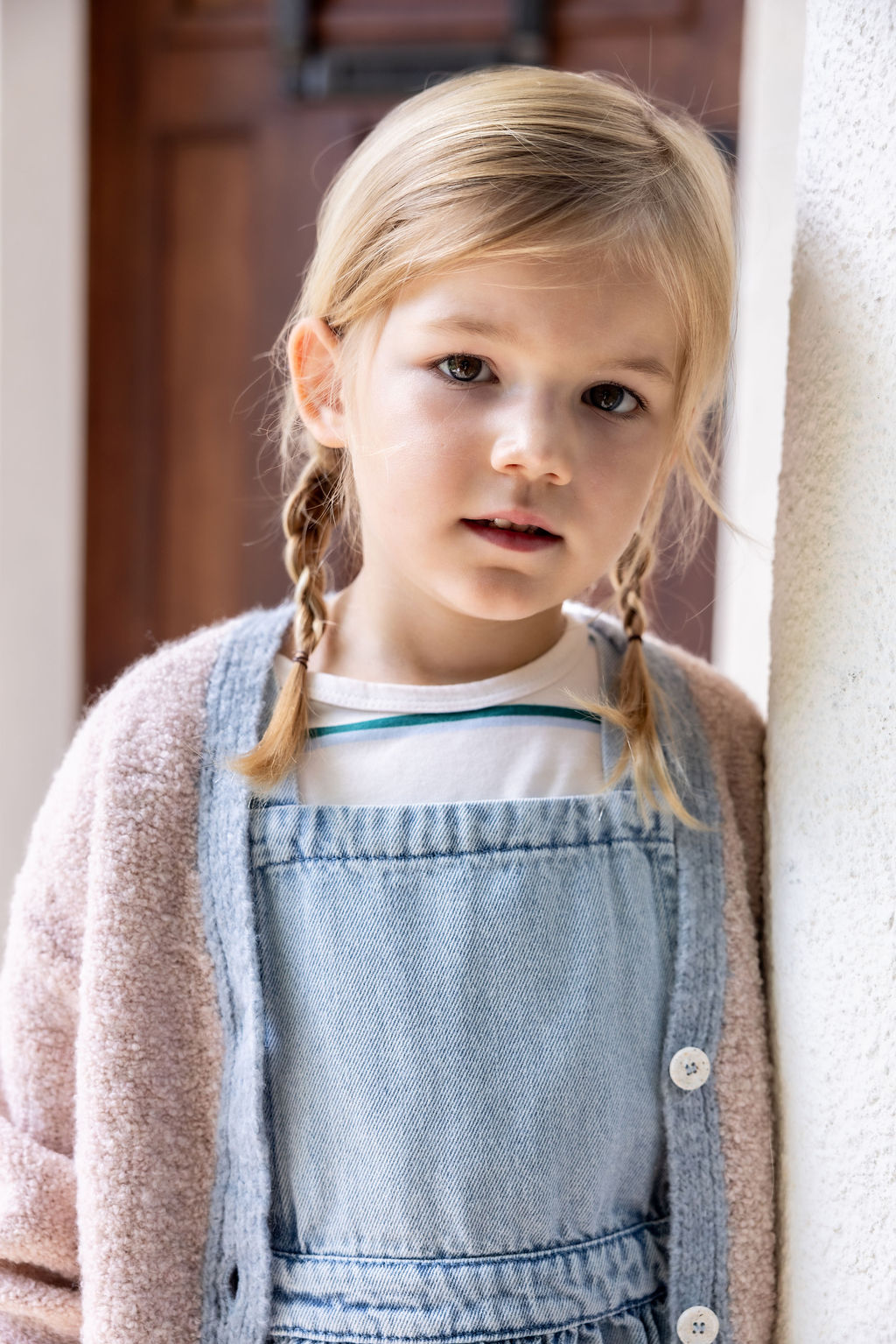 Gilet tricot lichtroze 12m-18m
