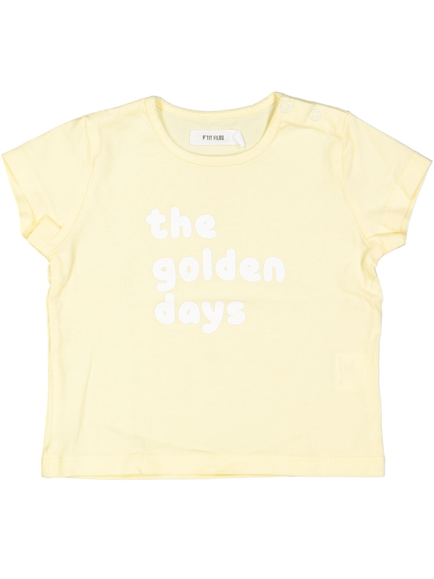 t-shirt geel golden days 06m .