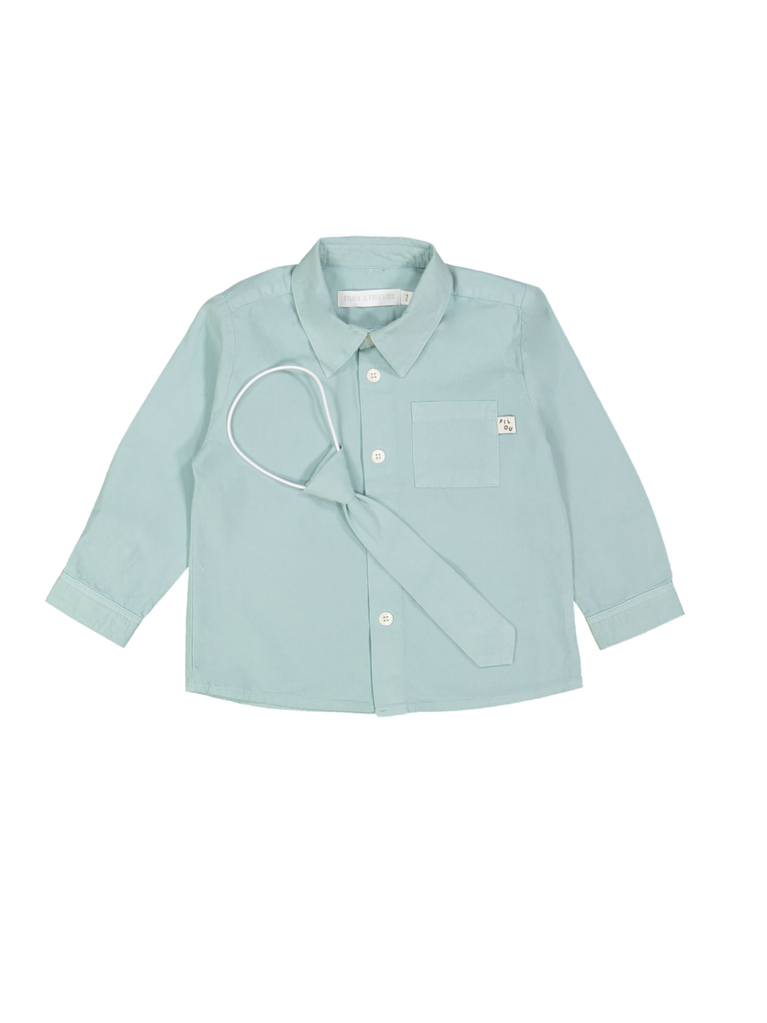 Chemise avec cravate glacier