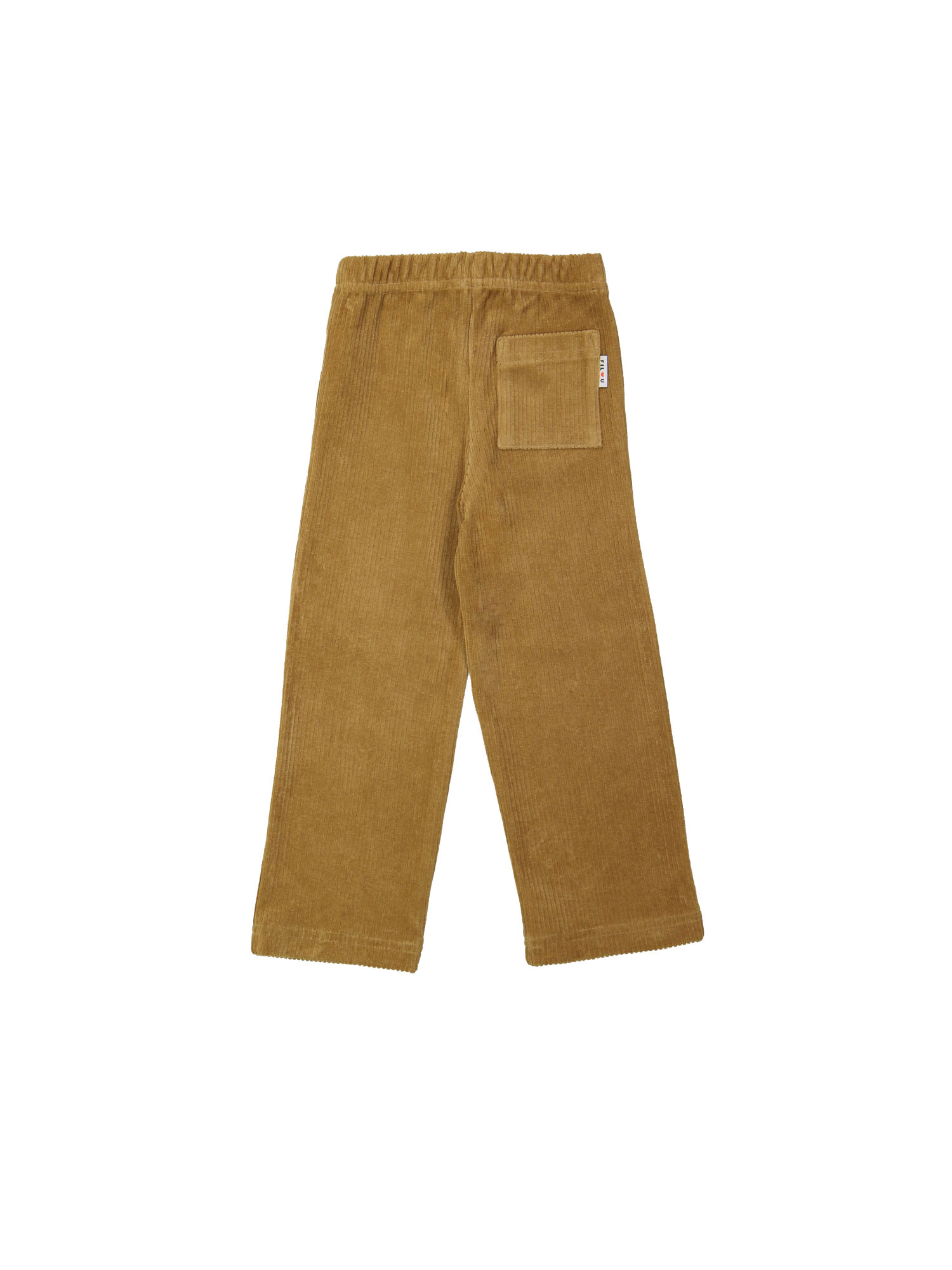 Comfy Pants straight rib sponge mustard