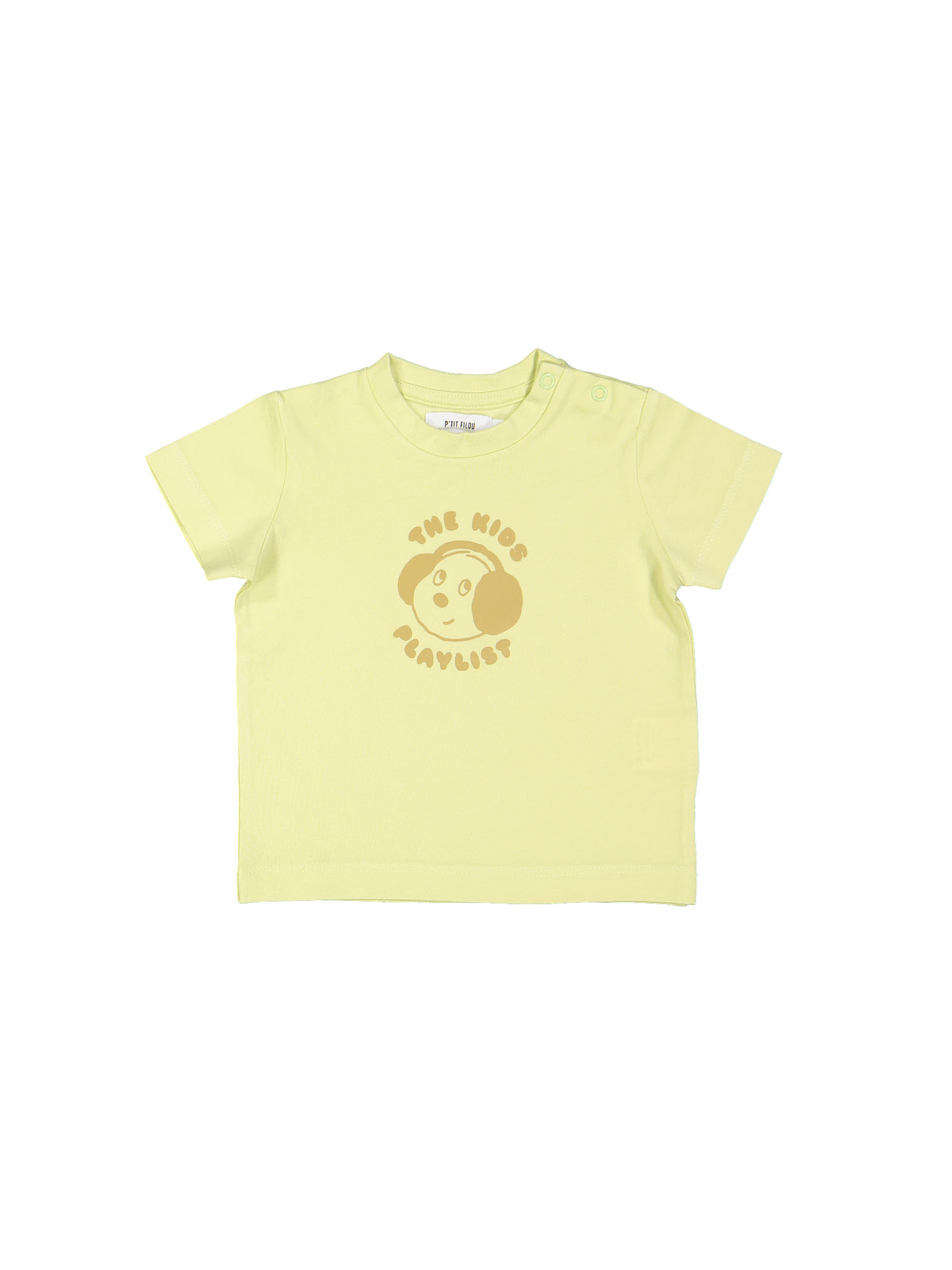 t-shirt mini dog playlist groen 18m