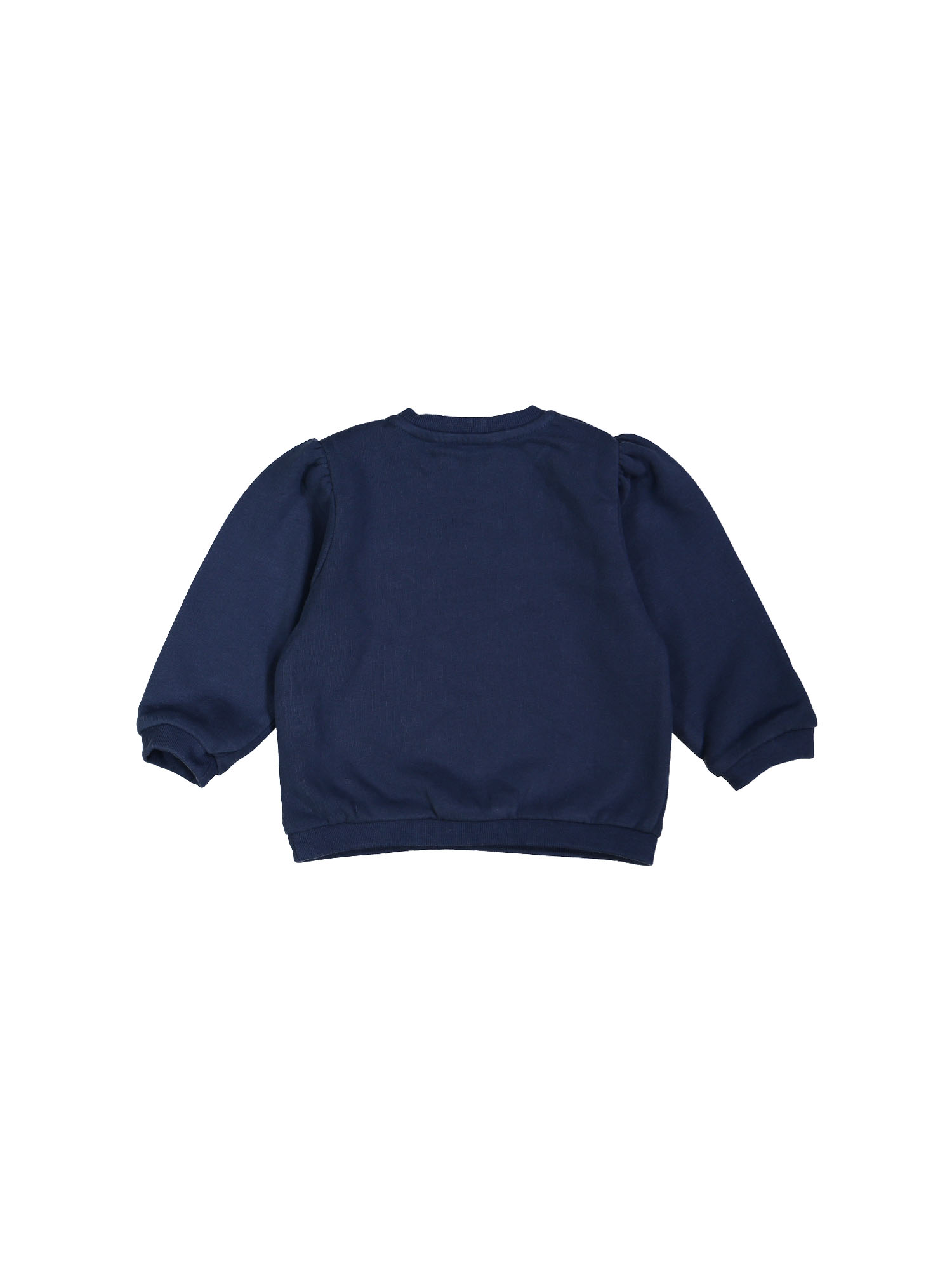 sweater mini pofmouw donkerblauw 18m
