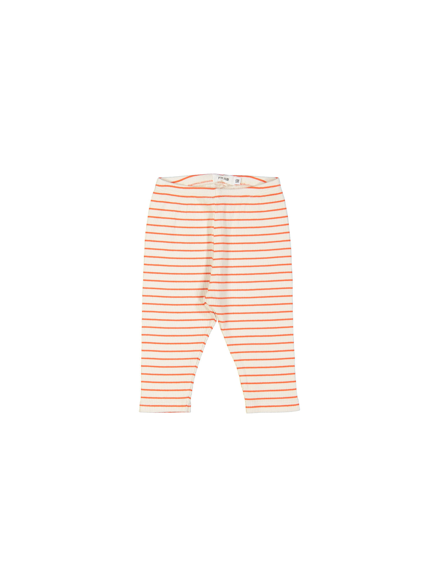 broek rib streep oranje 09m