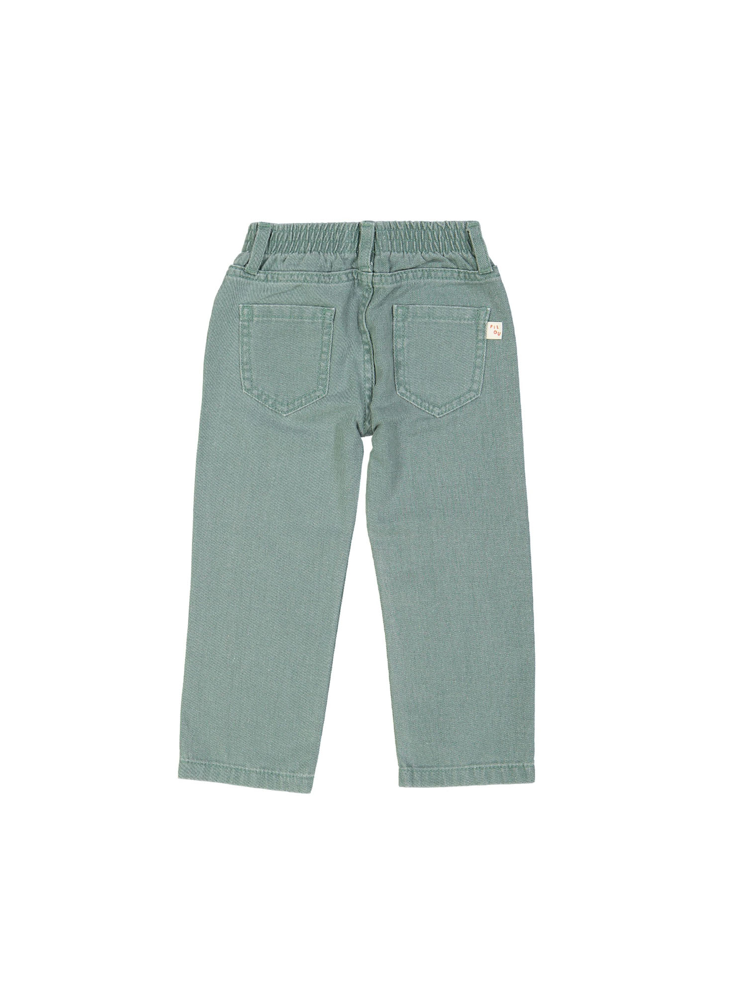 Jeans regular elastic green