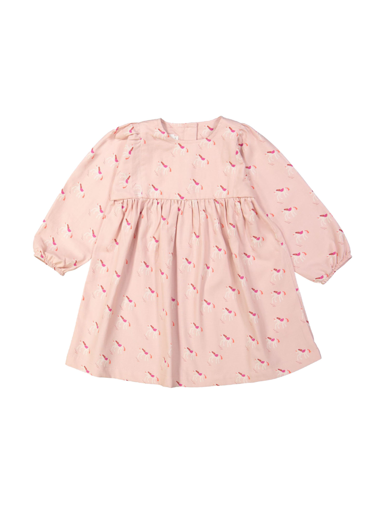 Jurk unicorn oudroze 18m
